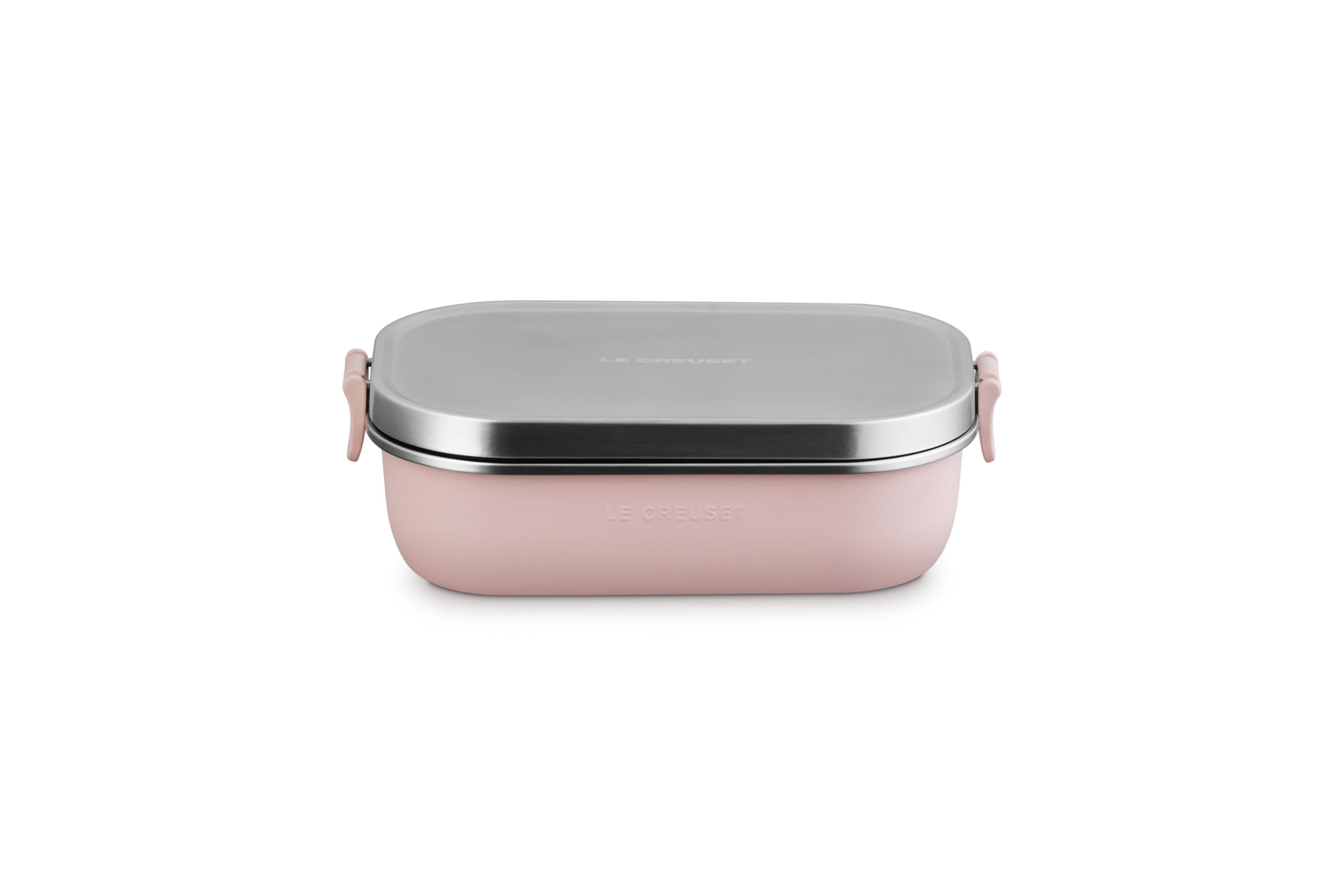 le-creuset-stainless-steel-on-the-go-lunch-box-30-oz-shell-pink-bento-style-leak image 3