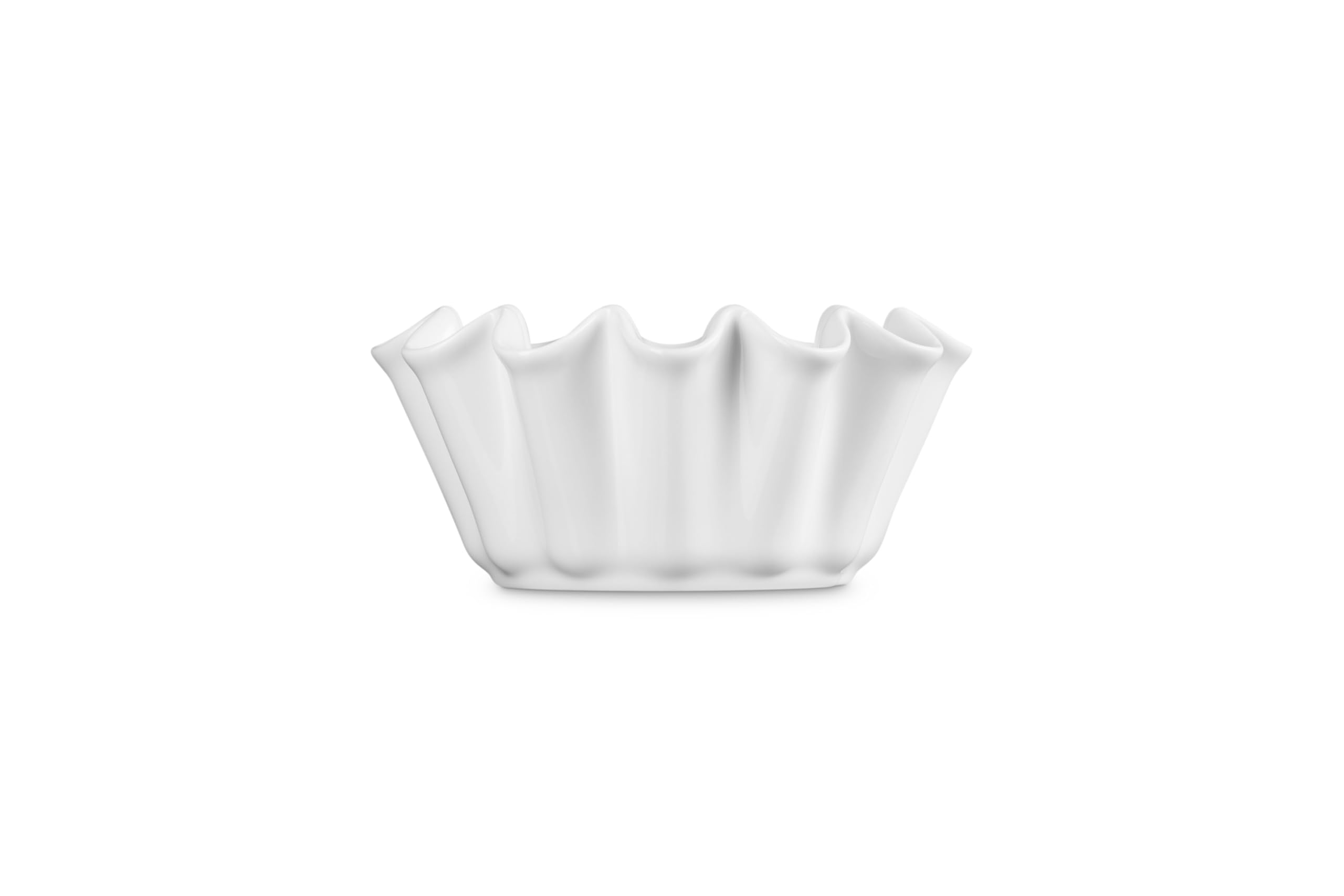 le-creuset-stoneware-brioche-pan-1-4-qt-white-even-baking-with-elegant-ruffled-e image 3