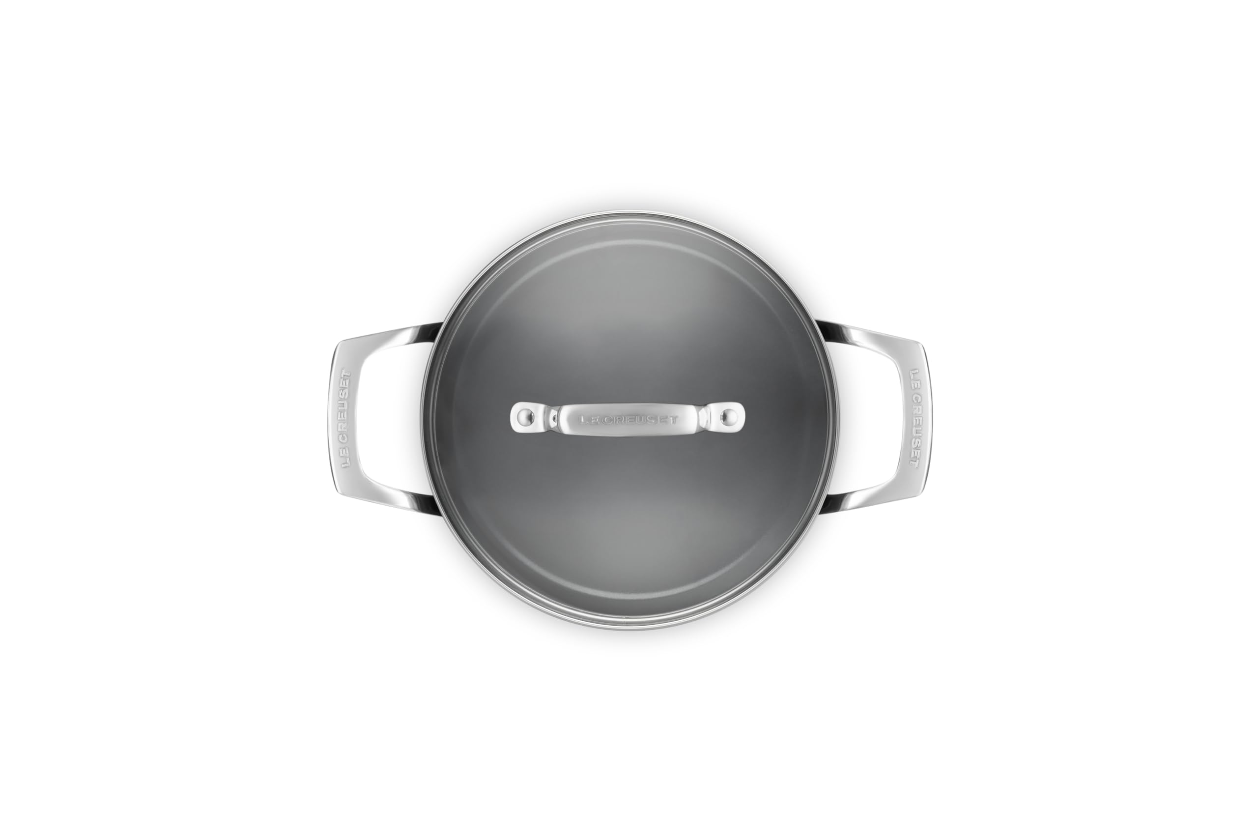 le-creuset-essential-non-stick-ceramic-stockpot-with-glass-lid-4-qt image 2