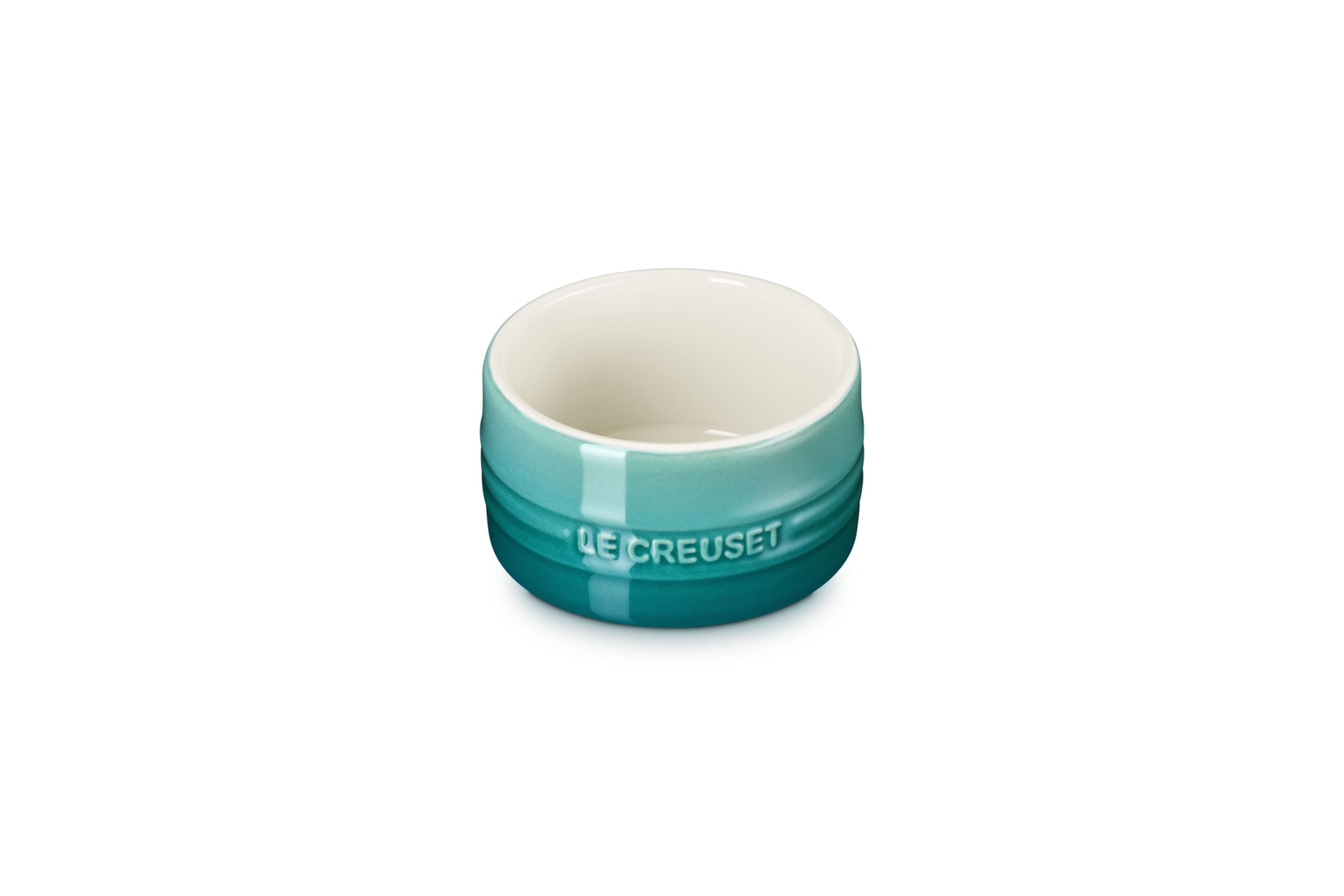 le-creuset-stoneware-round-straight-wall-ramekin-set-of-2-7-oz-each-sea-salt image 8