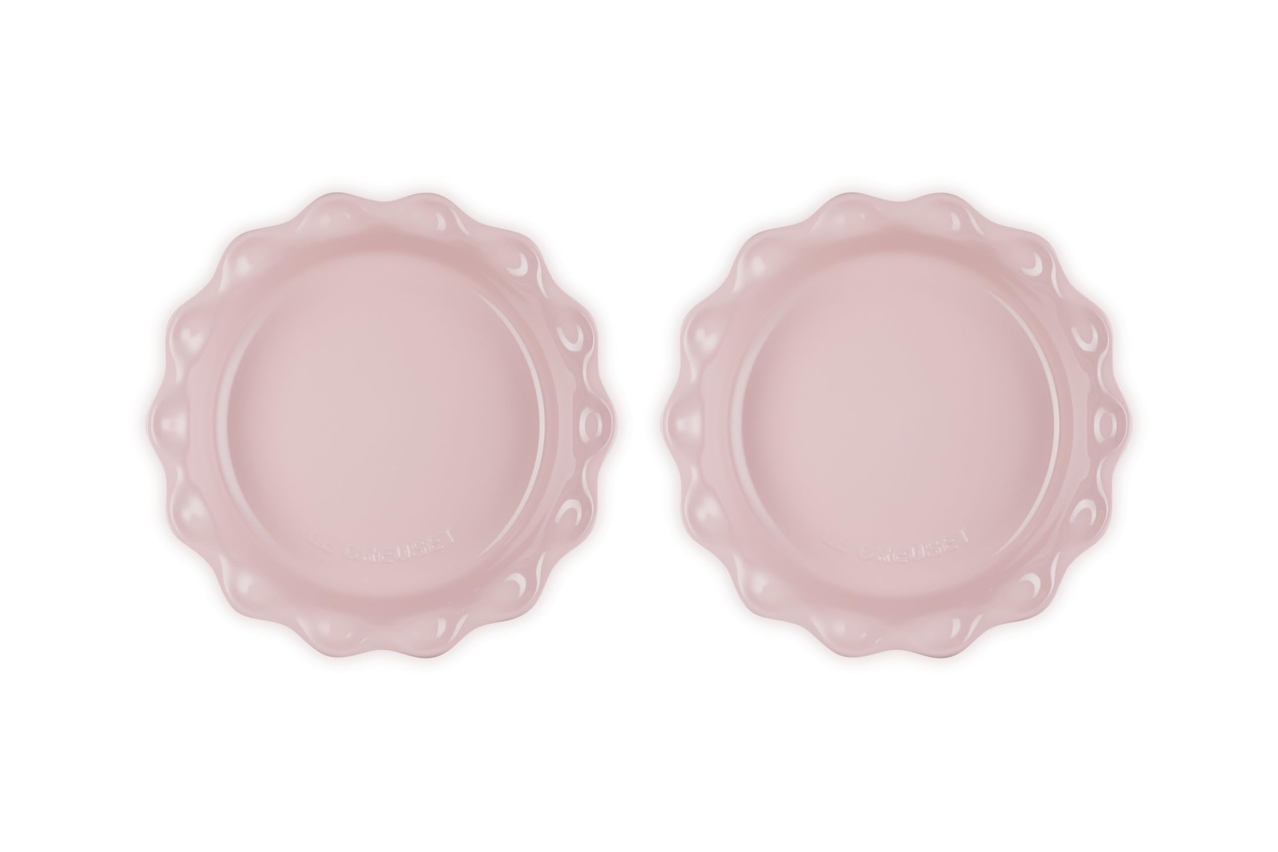 le-creuset-stoneware-heritage-fluted-pie-dish-9-inch-set-of-2-chiffon-pink image 4
