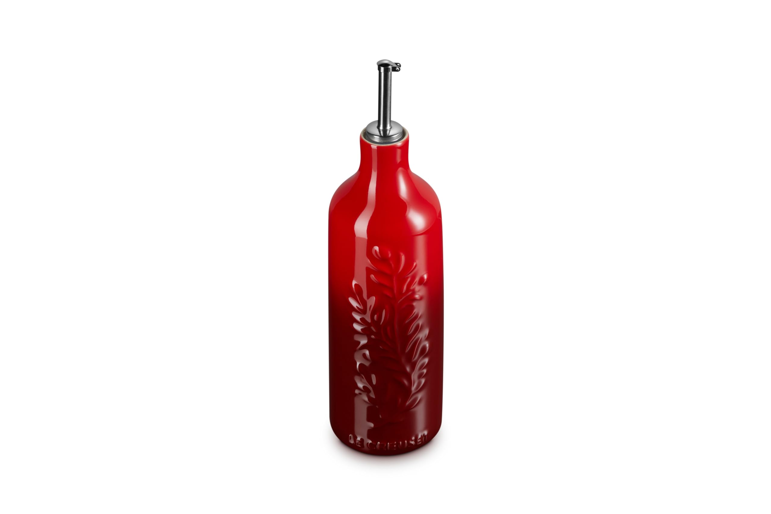 le-creuset-olive-branch-collection-oil-cruet-20-oz-cerise image 1