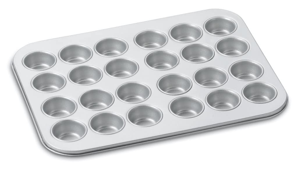 cuisinart-chef-s-classic-nonstick-bakeware-24-cup-mini-muffin-pan-amb-24mmp-silv image 2