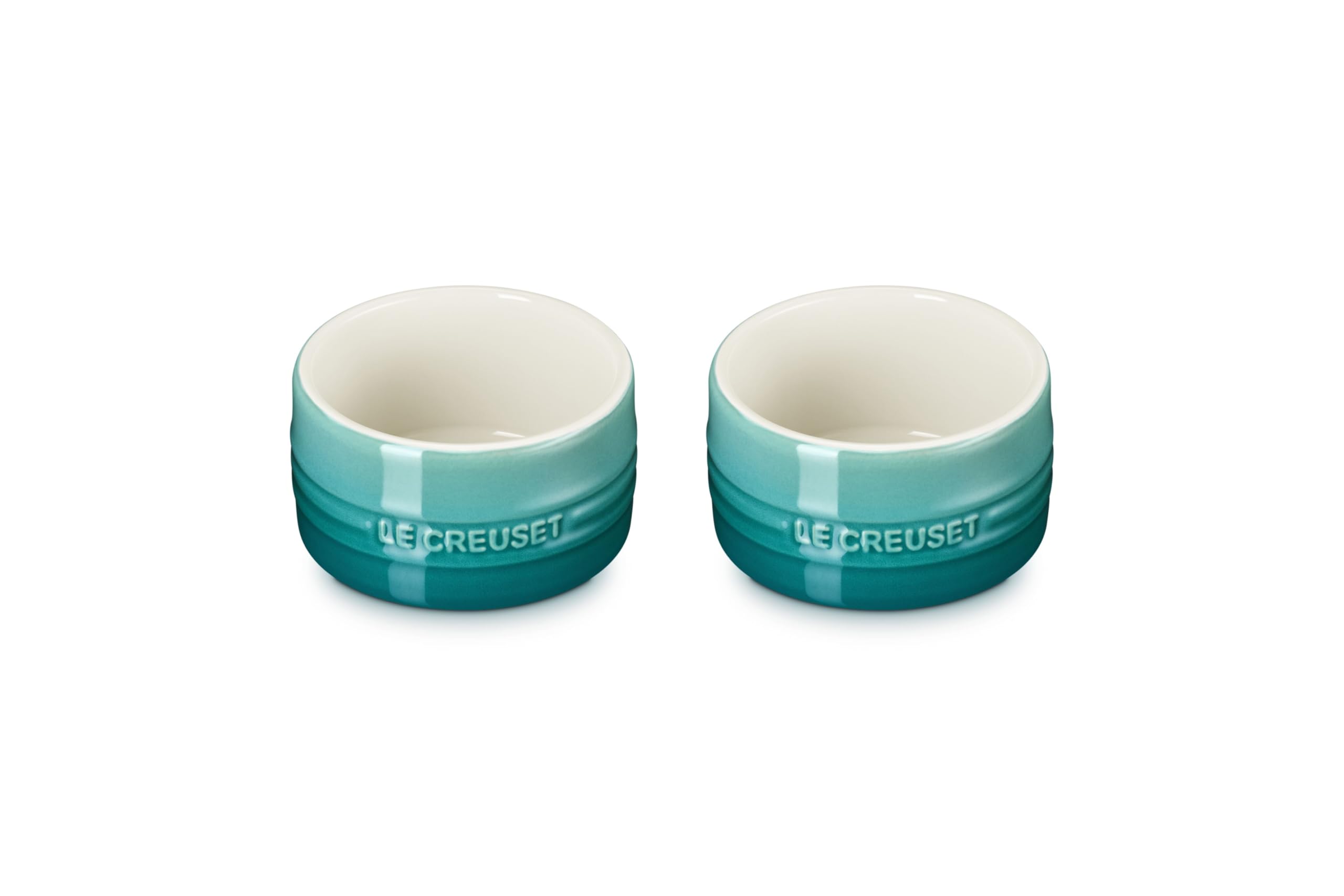 le-creuset-stoneware-round-straight-wall-ramekin-set-of-2-7-oz-each-sea-salt image 7