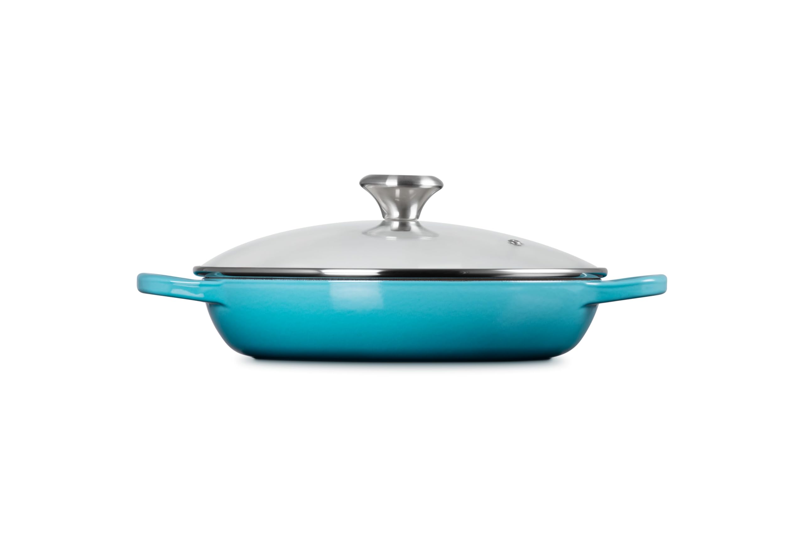 le-creuset-signature-round-braiser-with-glass-lid-2-25-qt-caribbean image 4