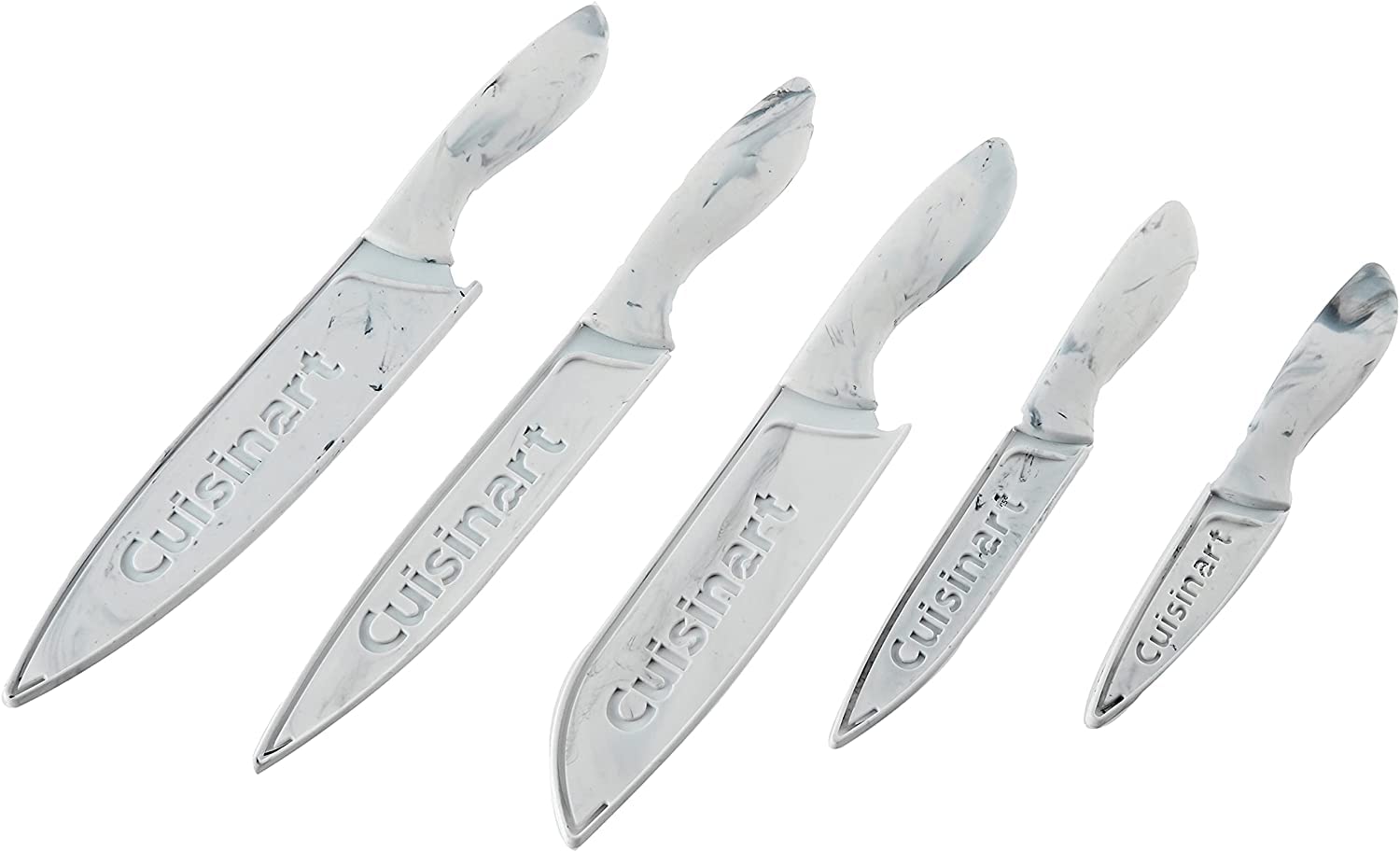 cuisinart-c55-10pwm-ceramic-coated-knife-set-with-blade-guards-10-piece-faux-mar image 1