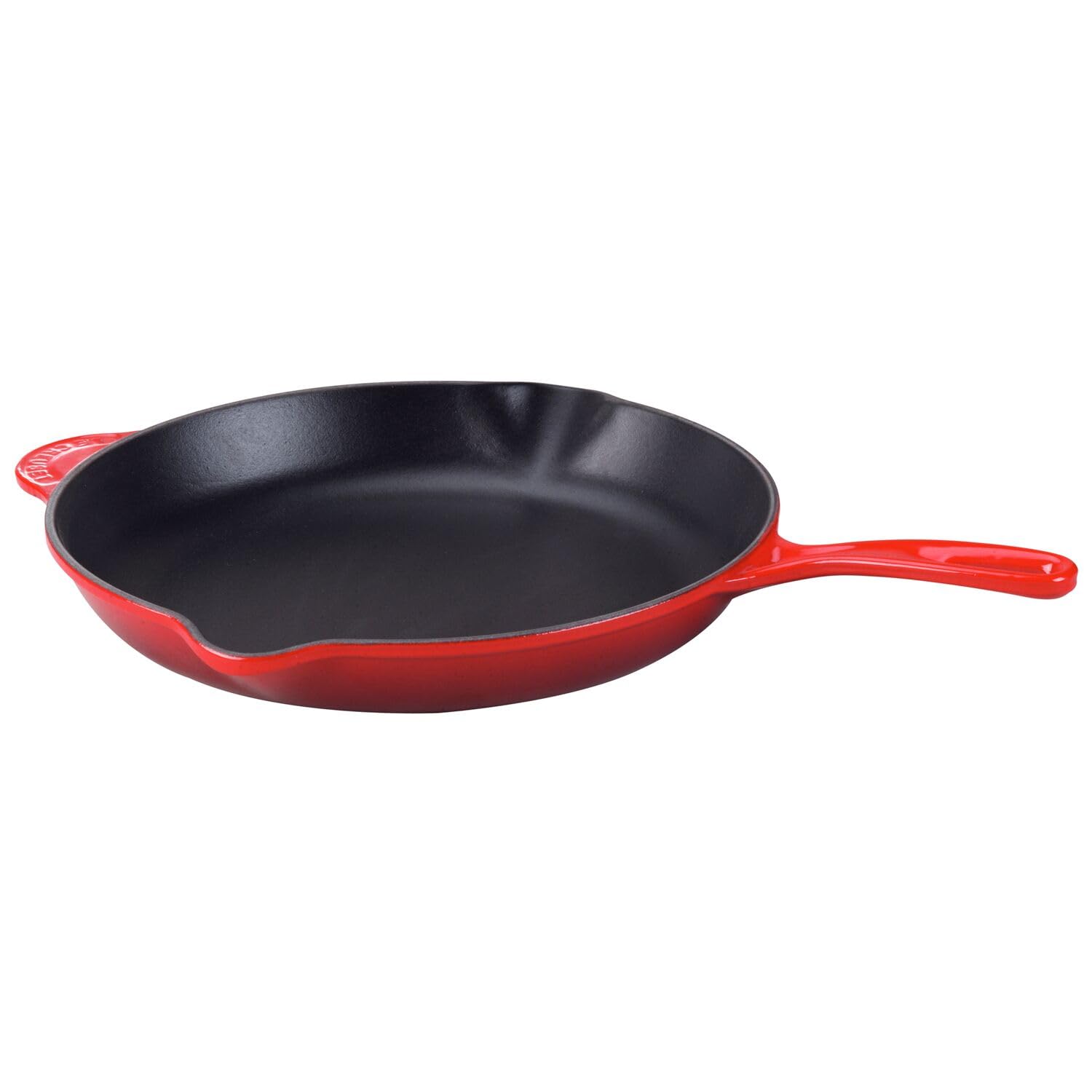 le-creuset-enameled-cast-iron-11-3-4-inch-skillet-with-iron-handle-cassis image 2