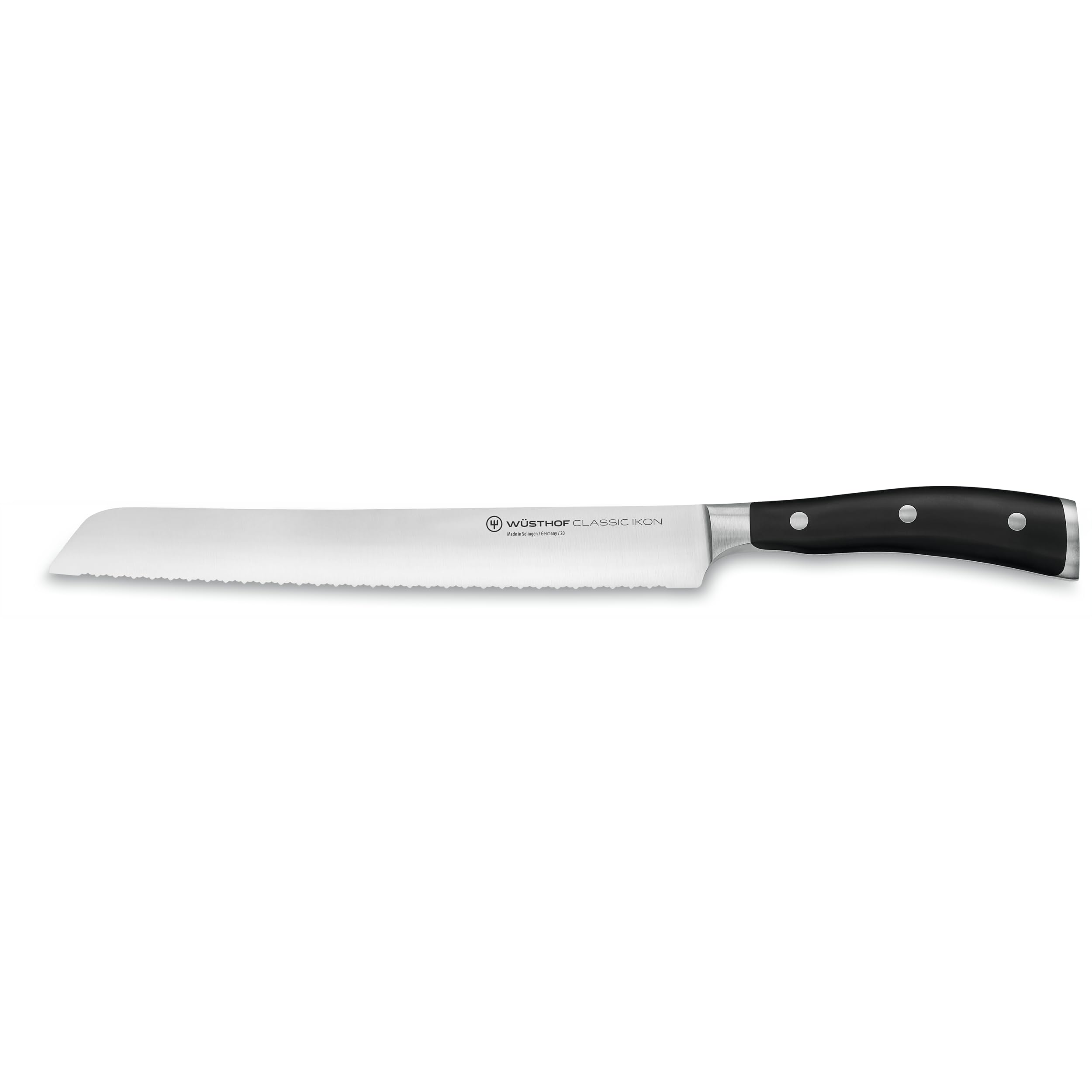 w-sthof-classic-ikon-9-double-serrated-bread-knife-black image 1