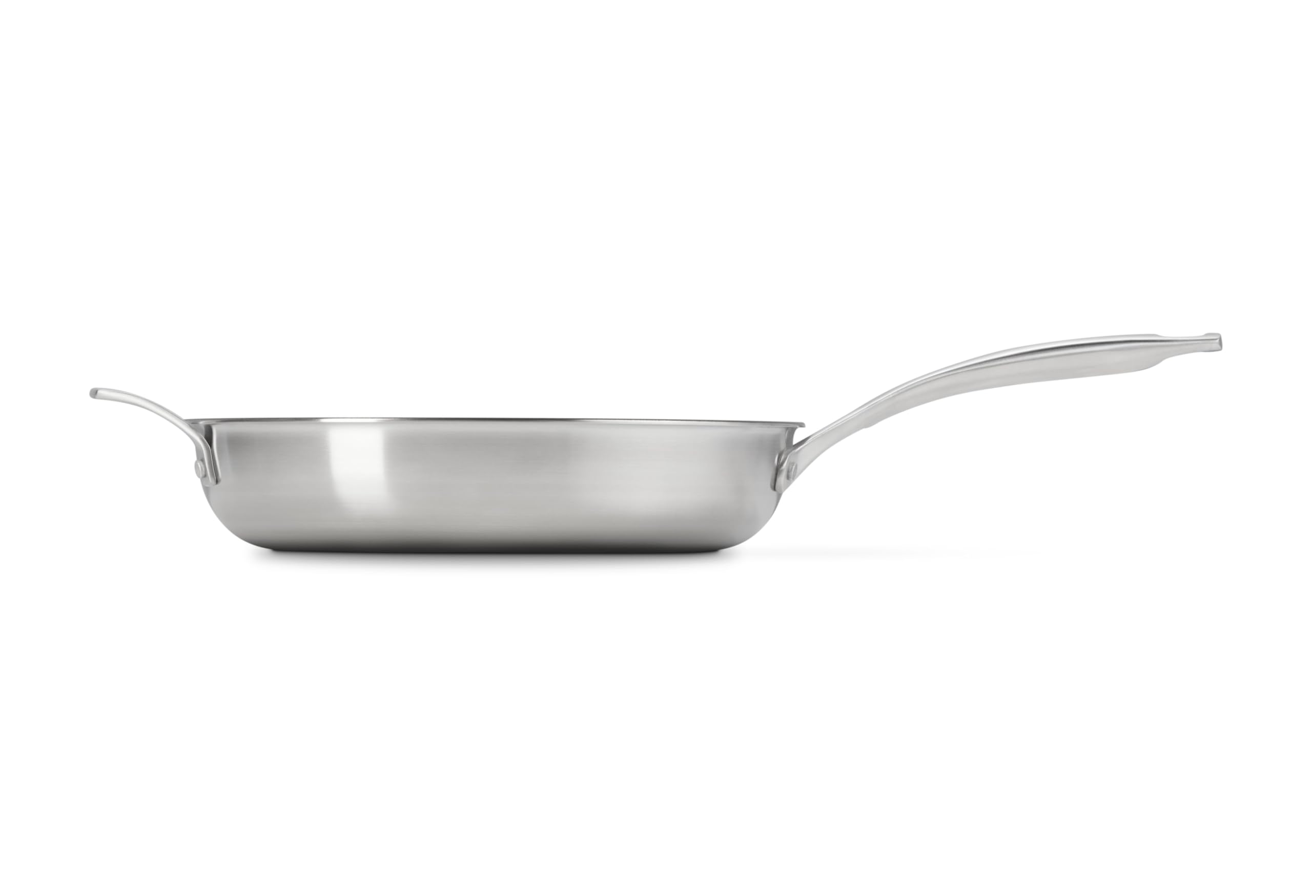 le-creuset-essential-stainless-steel-non-stick-shallow-round-frying-pan-11-with- image 4