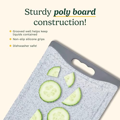 cuisinart-cpb-14mg-14-marble-poly-cutting-board-grey-non-slip-silicone-grip image 7