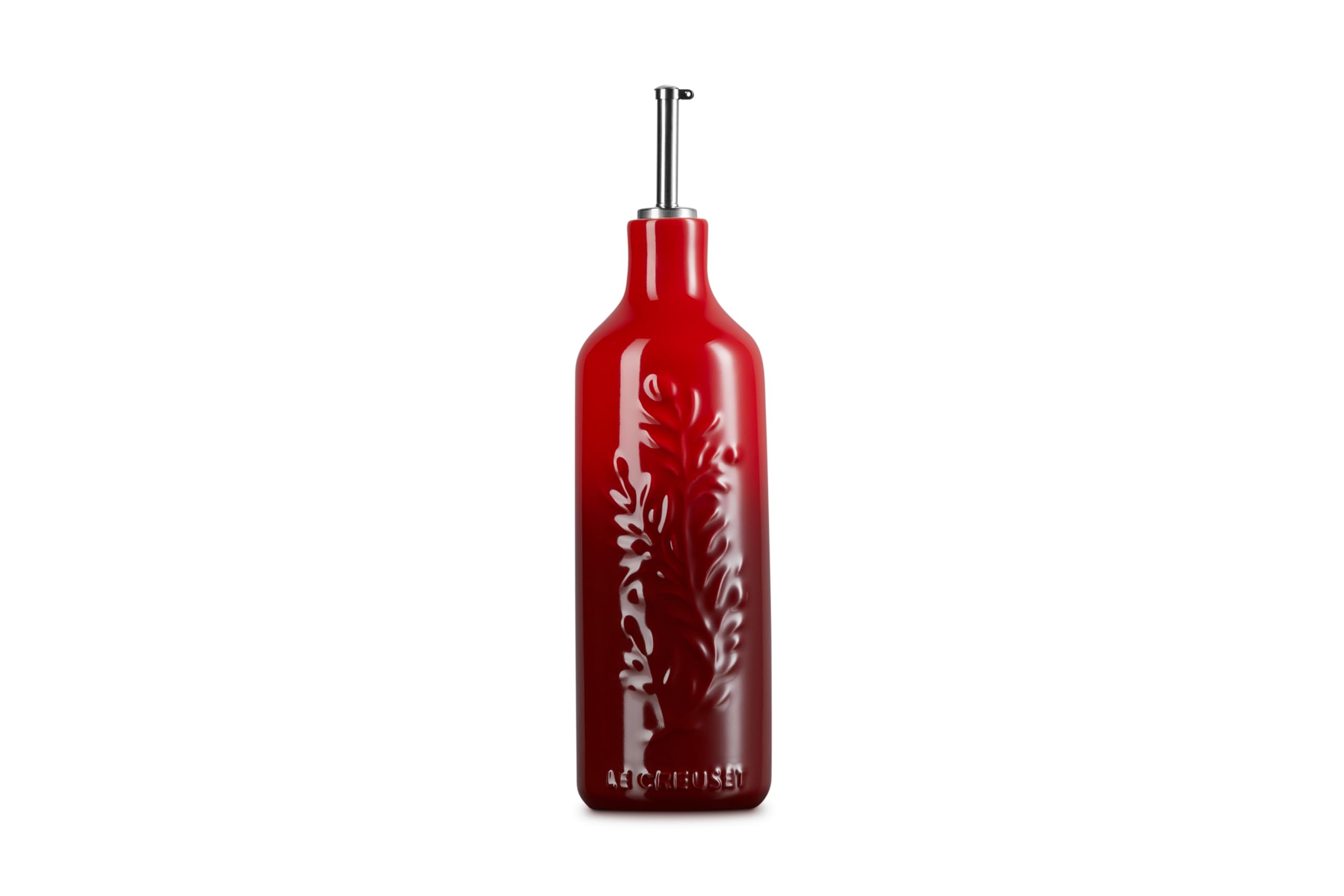 le-creuset-olive-branch-collection-oil-cruet-20-oz-cerise image 2