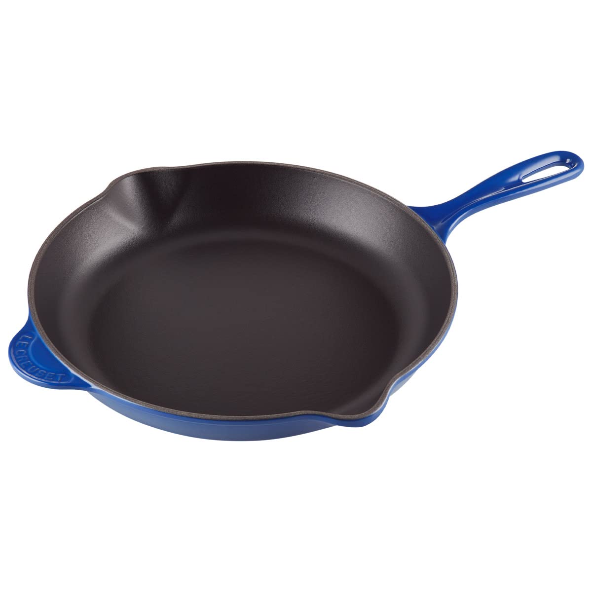 le-creuset-enameled-cast-iron-11-3-4-inch-skillet-with-iron-handle-cassis image 4
