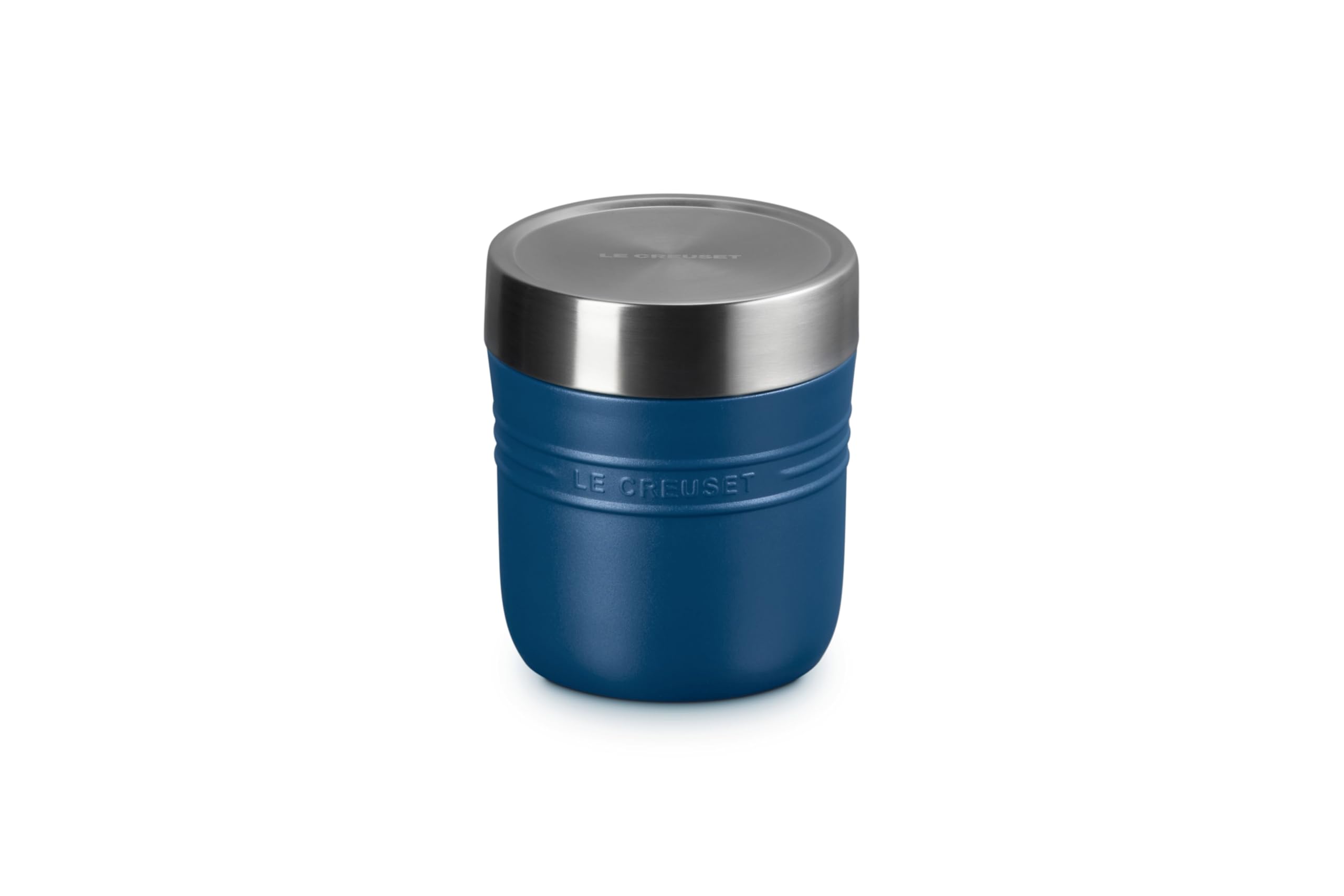le-creuset-stainless-steel-on-the-go-food-jar-16-oz-deep-teal-vacuum-insulated image 1