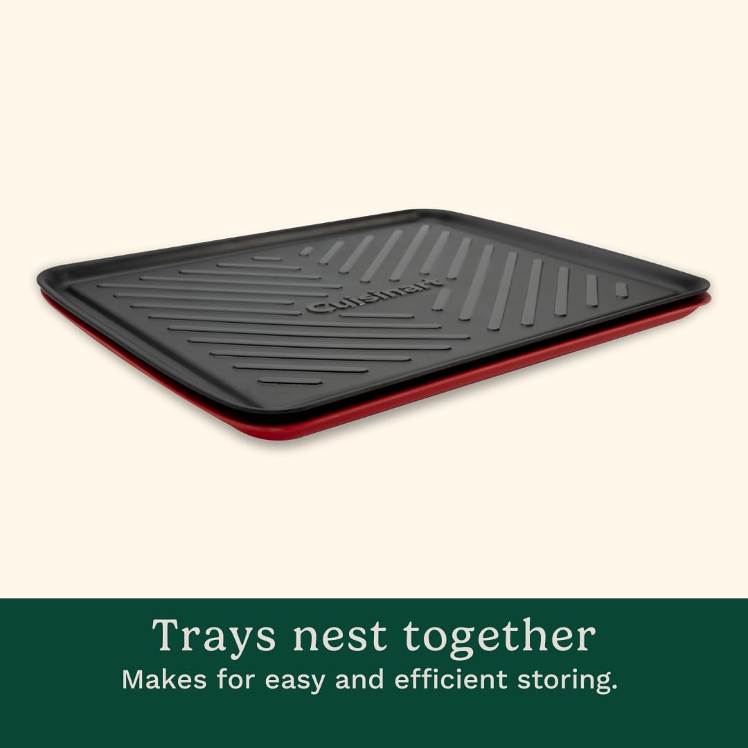 cuisinart-cpk-210-grilling-prep-and-serve-trays-large-18-x-14-5-red-and-black image 3