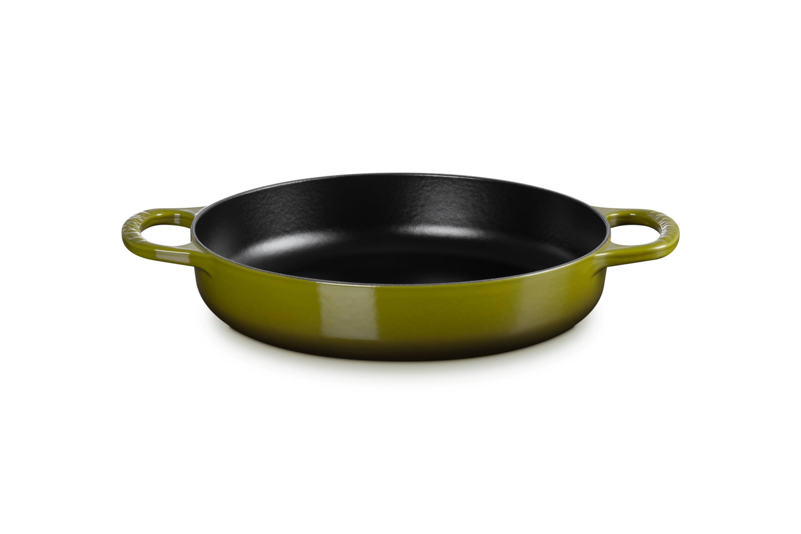 le-creuset-enameled-cast-iron-signature-everyday-pan-11-olive image 4