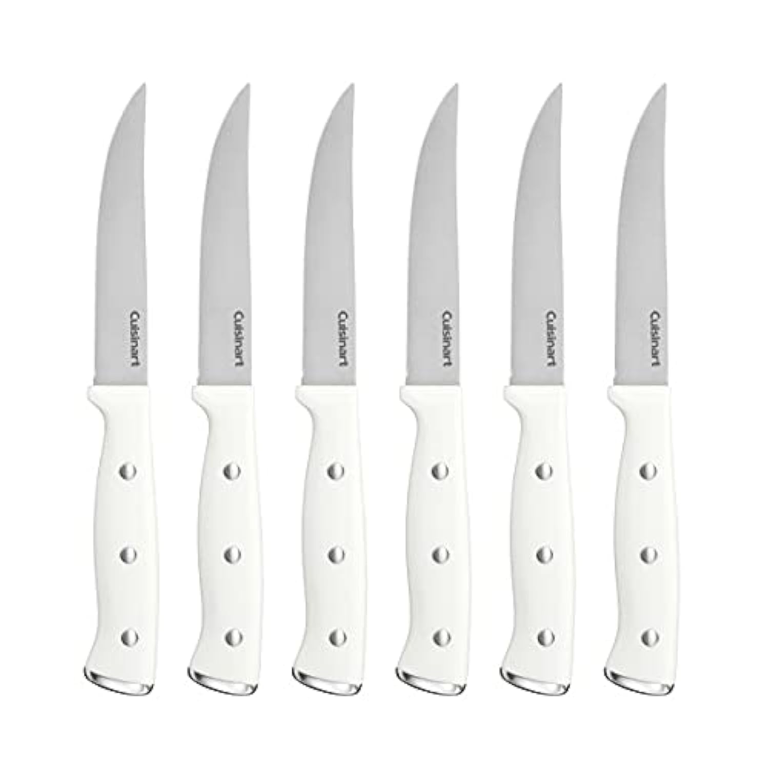 cuisinart-c77wtr-6psk-white-triple-rivet-steak-knife-set-6-pc image 1