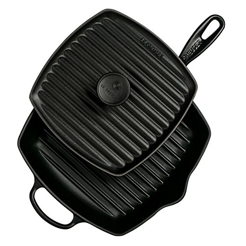 le-creuset-signature-square-skillet-grill-and-panini-press-set-10-25-enameled-ca image 2