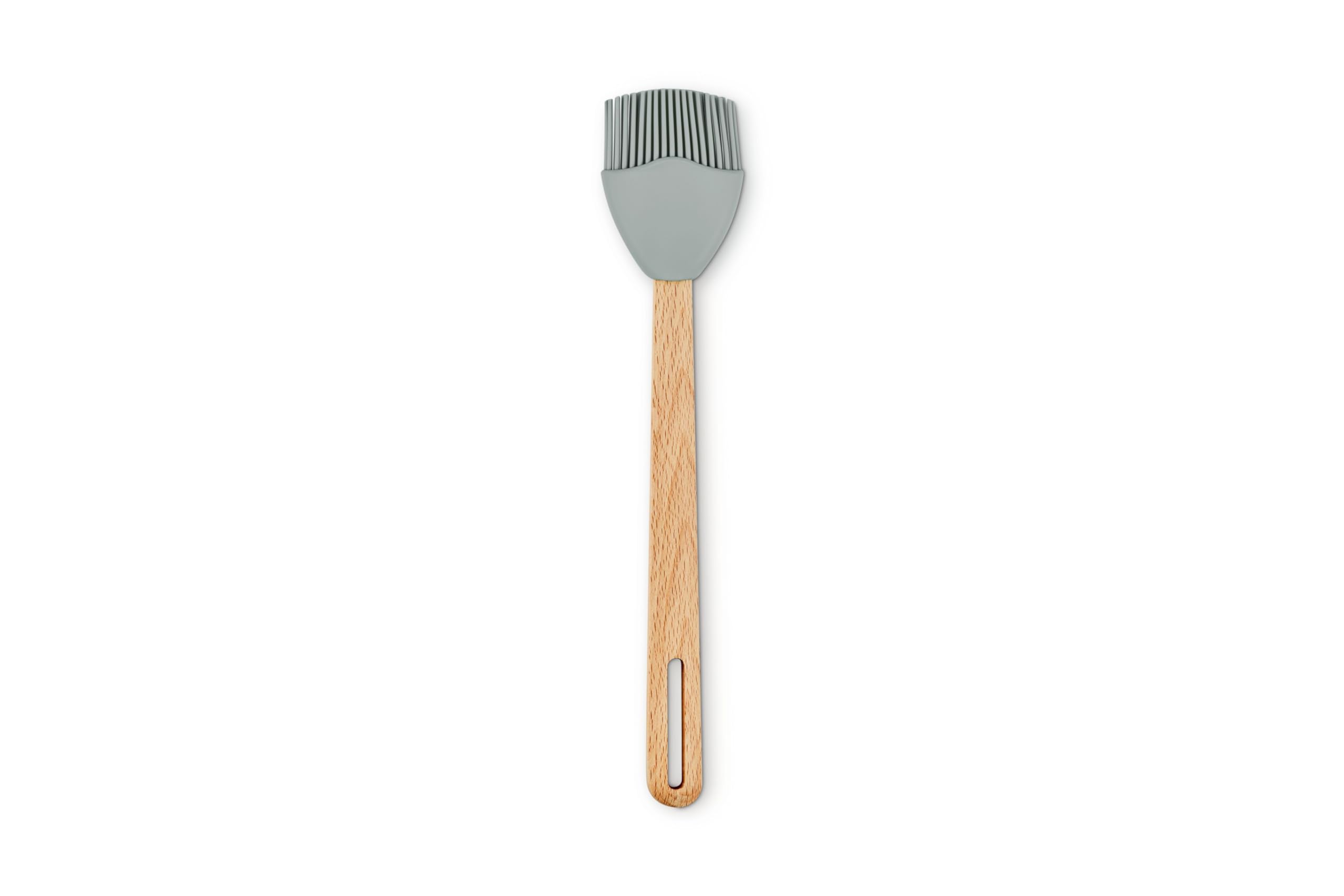 le-creuset-silicone-signature-basting-brush-white-heat-resistant-silicone-with-b image 8