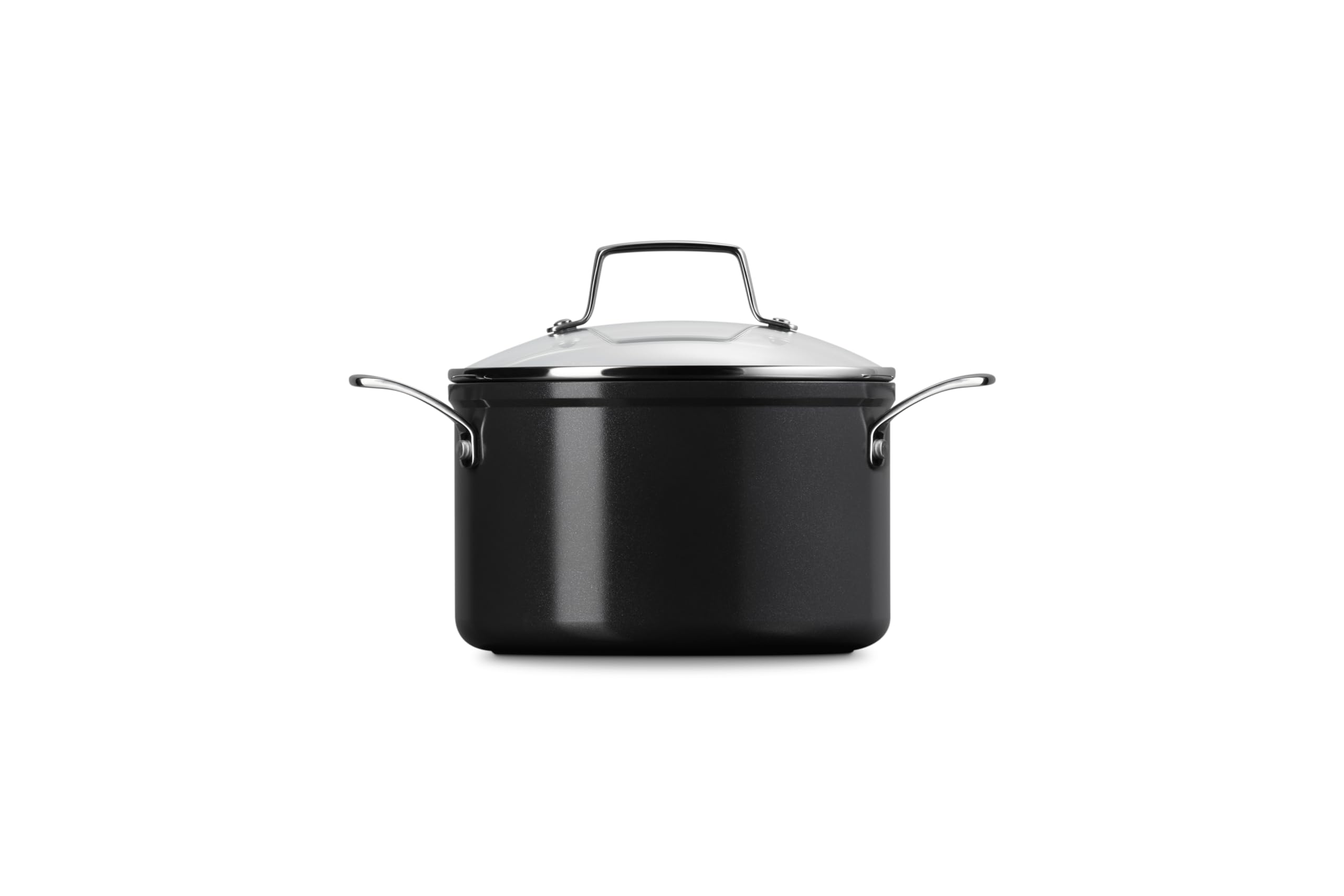 le-creuset-essential-non-stick-ceramic-stockpot-with-glass-lid-4-qt image 4