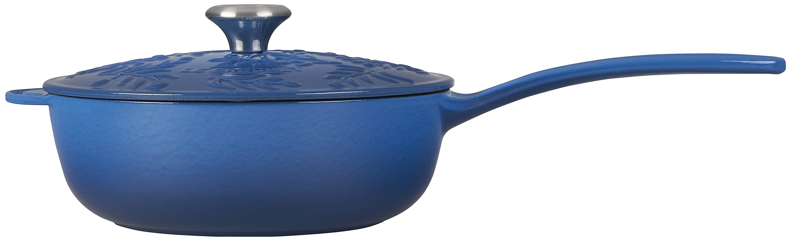 le-creuset-olive-branch-collection-enameled-cast-iron-saucier-2-25-qt-marseille- image 2