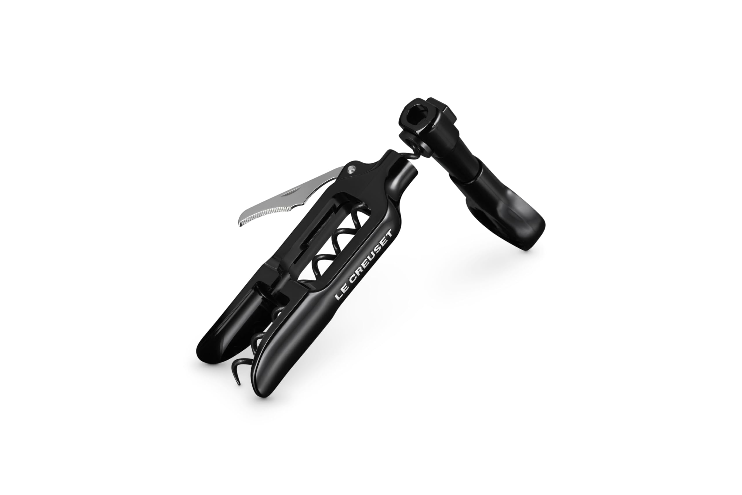 le-creuset-original-pocket-corkscrew-6-inch-black image 1