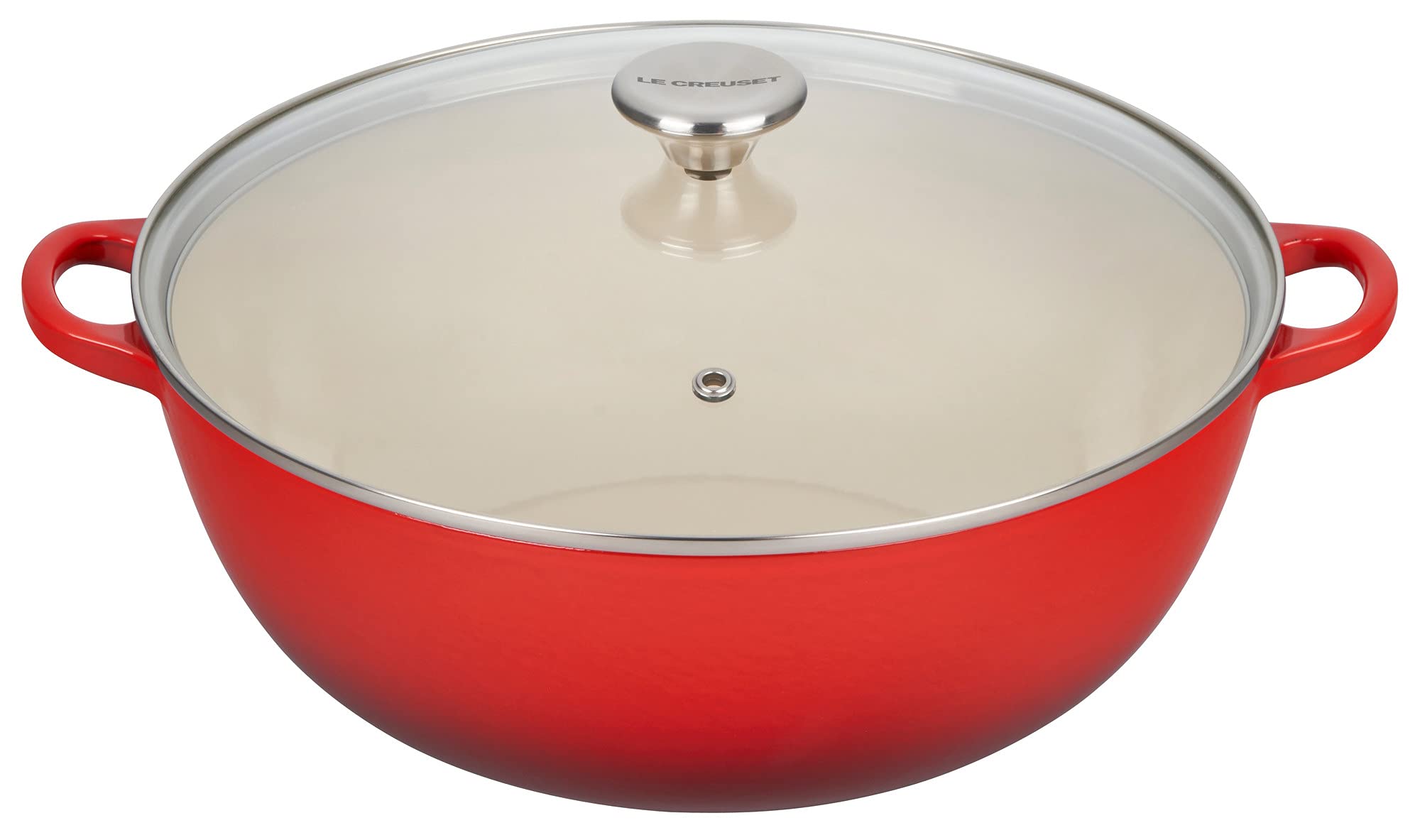le-creuset-enameled-cast-iron-chef-s-oven-with-glass-lid-7-5-qt-cerise image 1