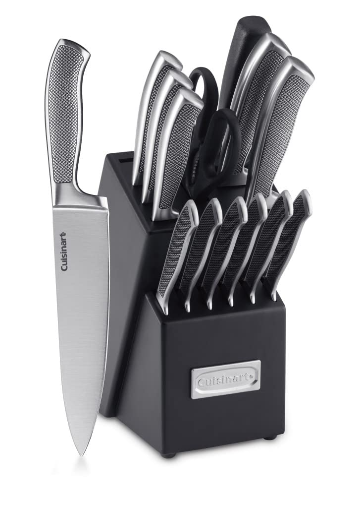 cuisinart-15-piece-stainless-steel-knife-block-set-c77ss-15p image 1