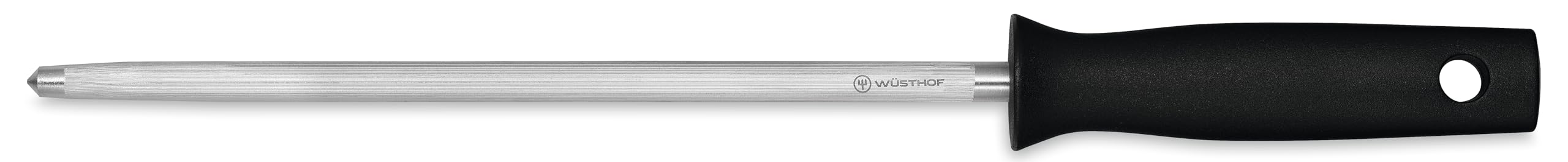 w-sthof-9-inch-grooved-honing-steel-with-black-composite-handle image 1