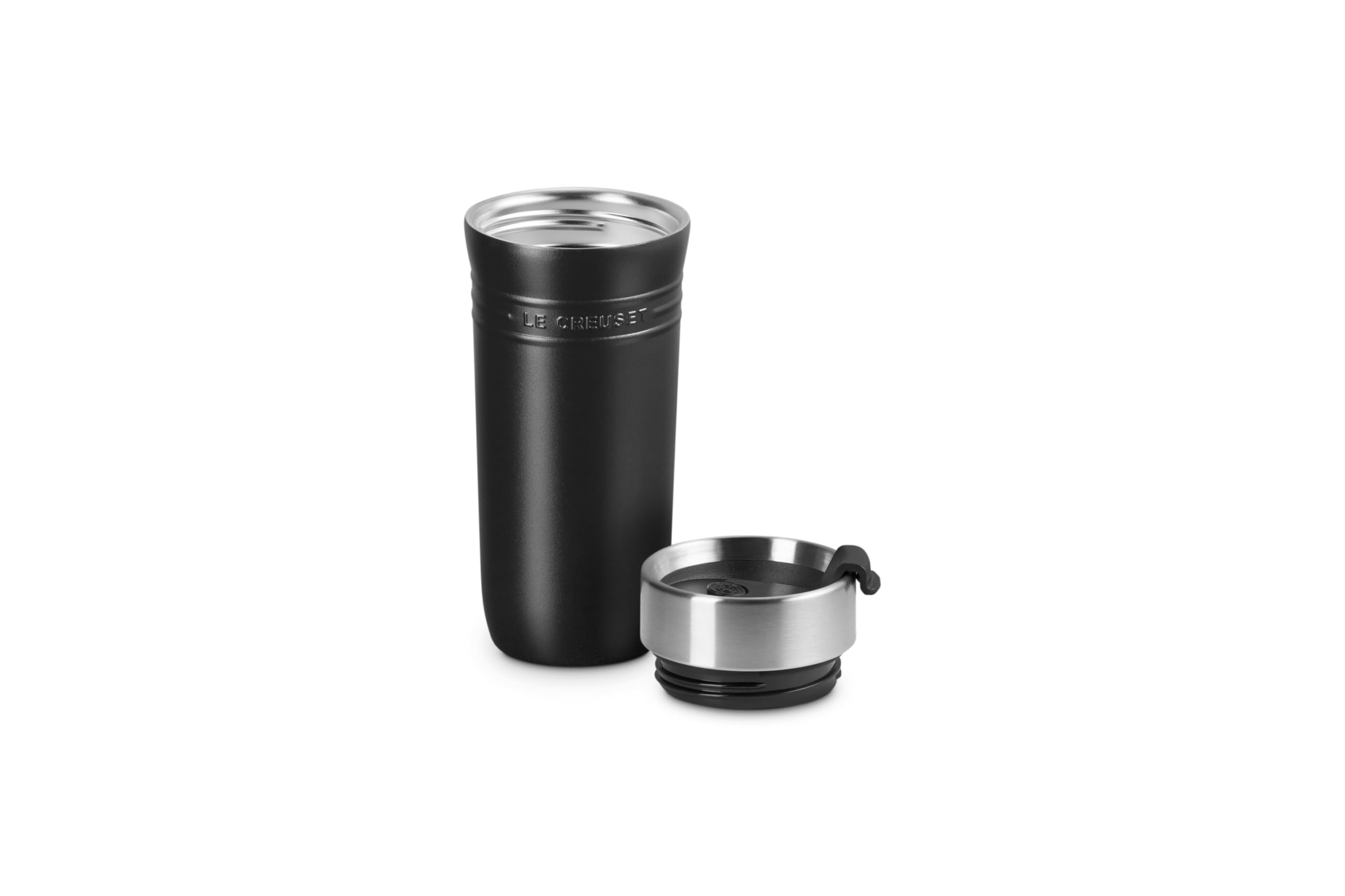 le-creuset-stainless-steel-on-the-go-travel-mug-12-oz-licorice image 3