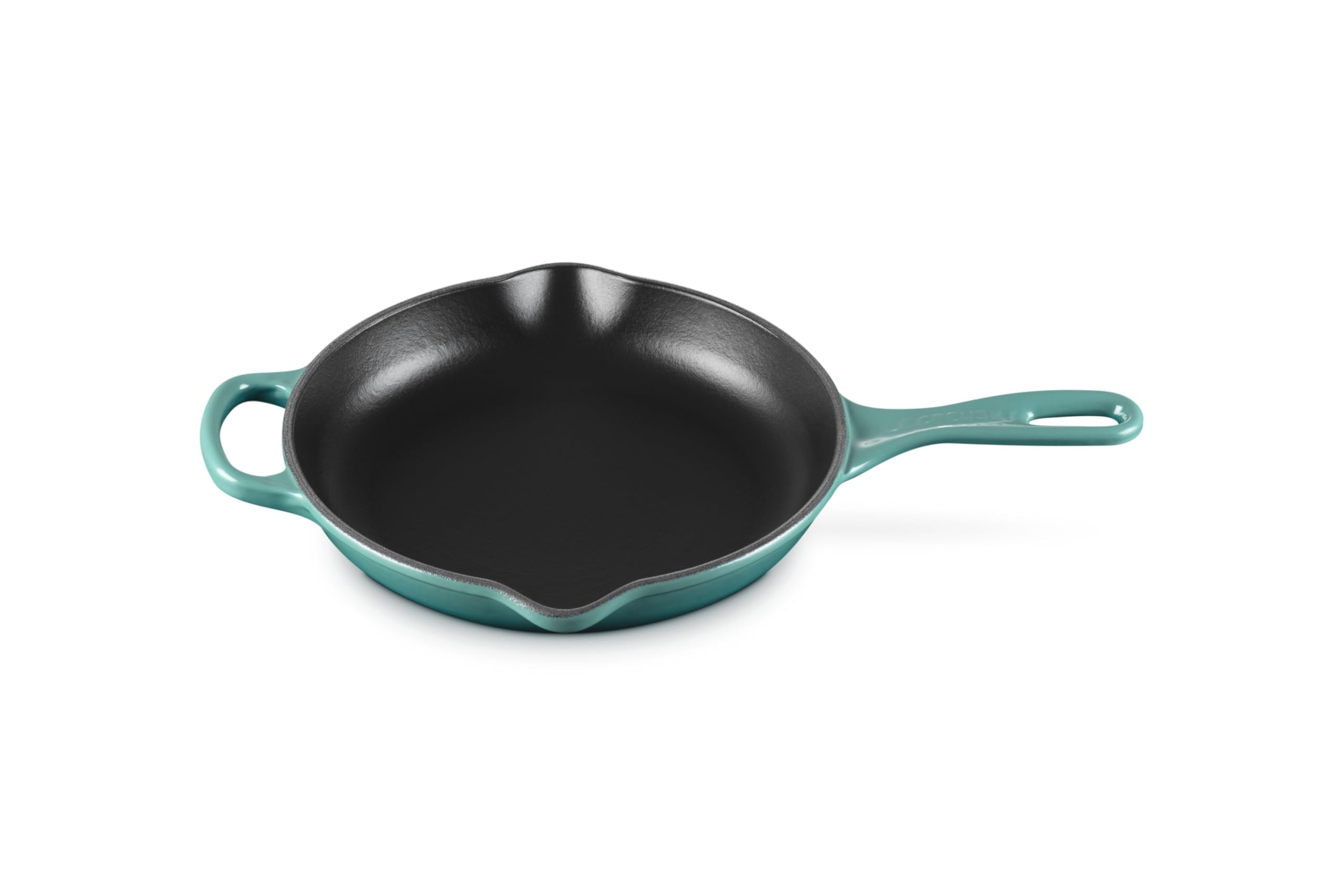 le-creuset-enameled-cast-iron-signature-iron-handle-skillet-9-shallot image 8