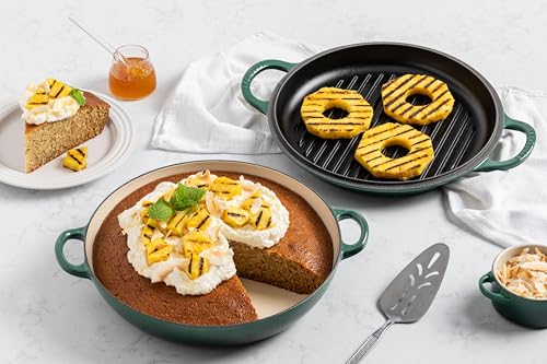 le-creuset-enameled-cast-iron-multifunction-braiser-with-grill-pan-lid-3-5-qt-ar image 8