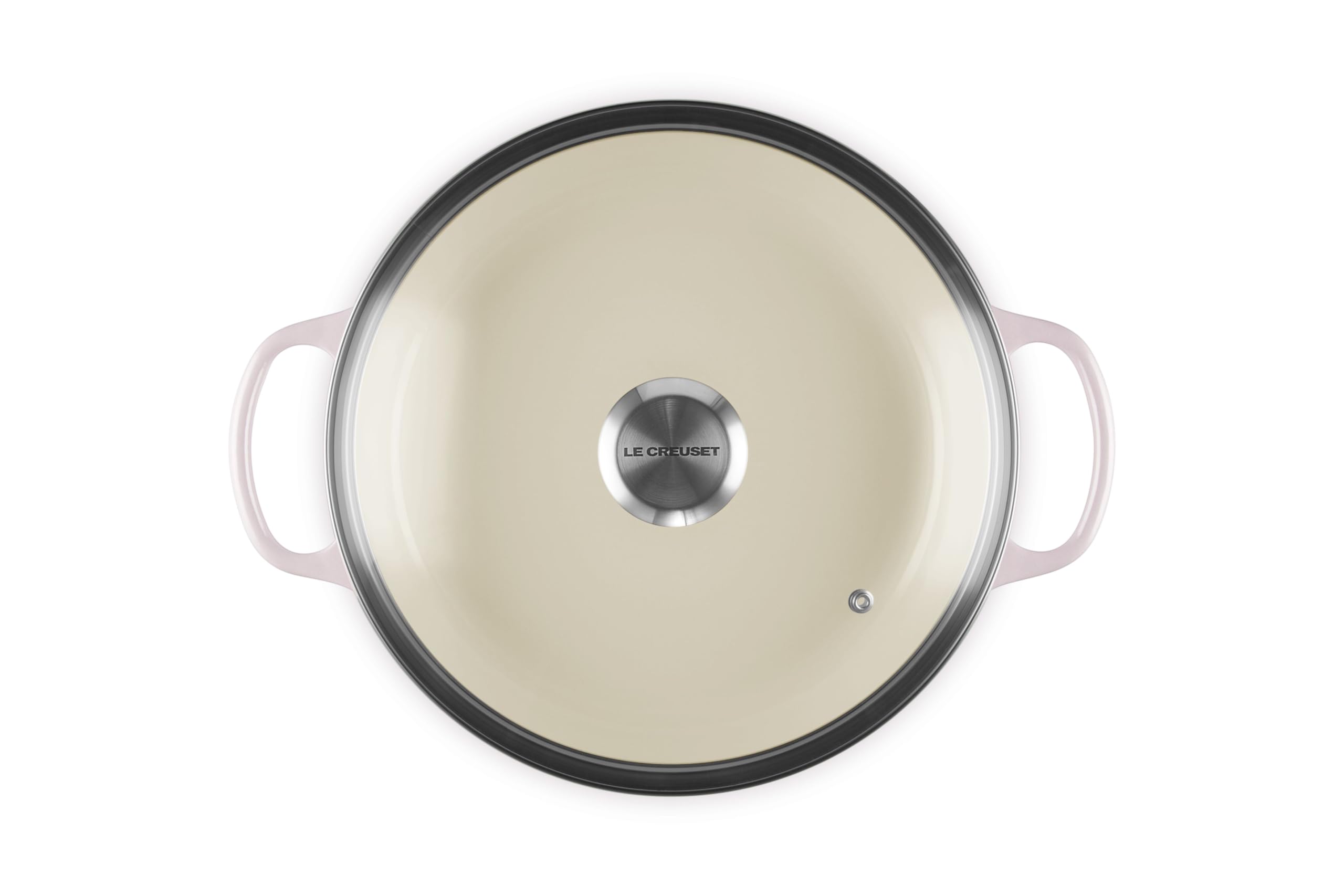 le-creuset-enameled-cast-iron-signature-round-braiser-2-25-qt-with-glass-lid-sha image 2