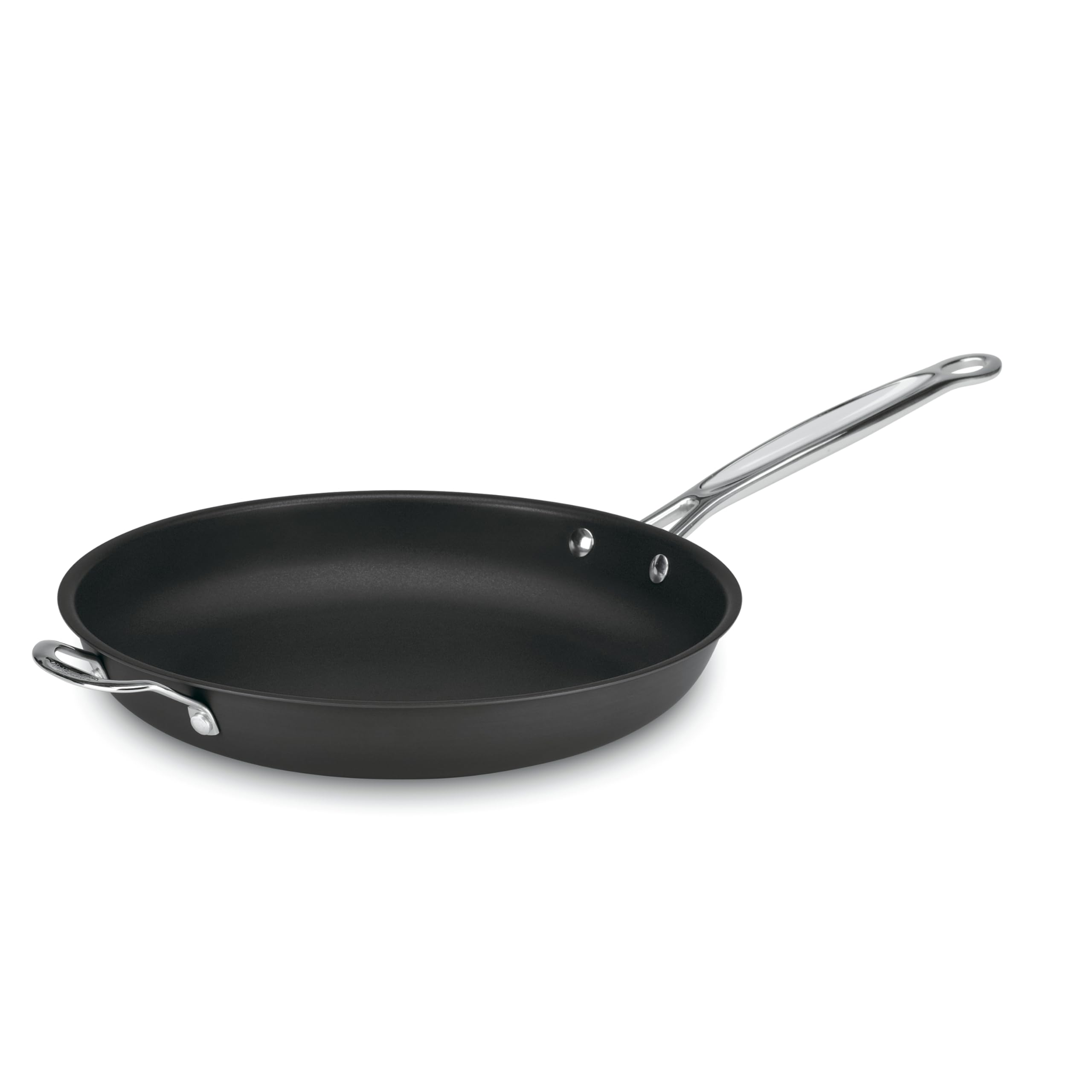 cuisinart-chef-s-classic-non-stick-hard-anodized-14-skillet-with-helper-handle image 1