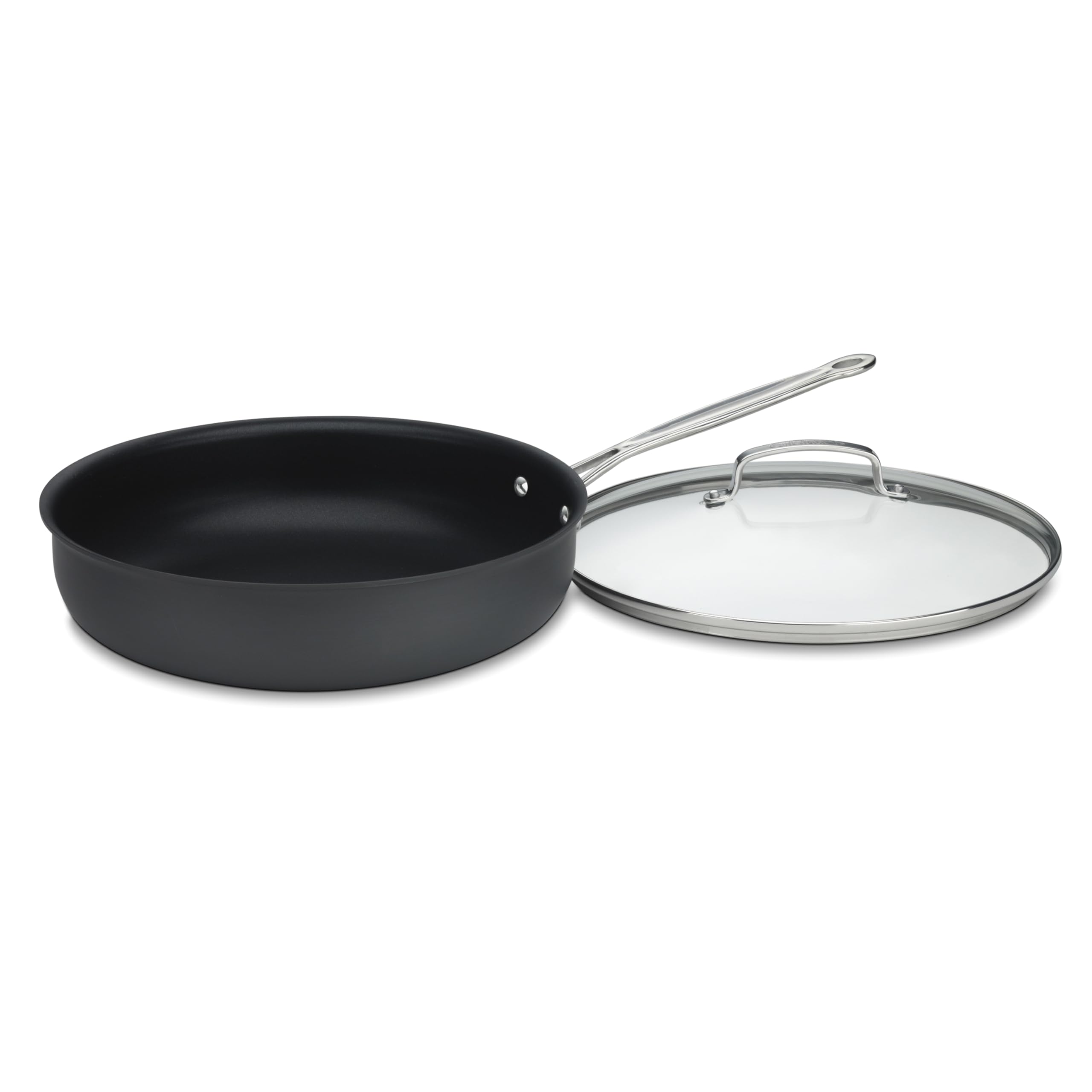 cuisinart-chef-s-classic-nonstick-hard-anodized-12-deep-fry-pan-with-cover image 1