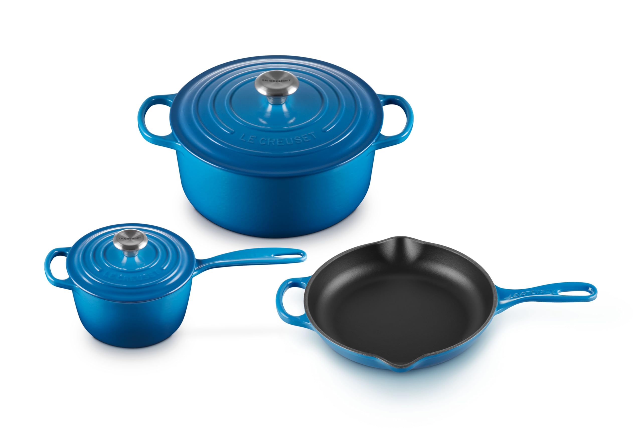 le-creuset-enameled-cast-iron-signature-cookware-set-5-piece-flame image 3