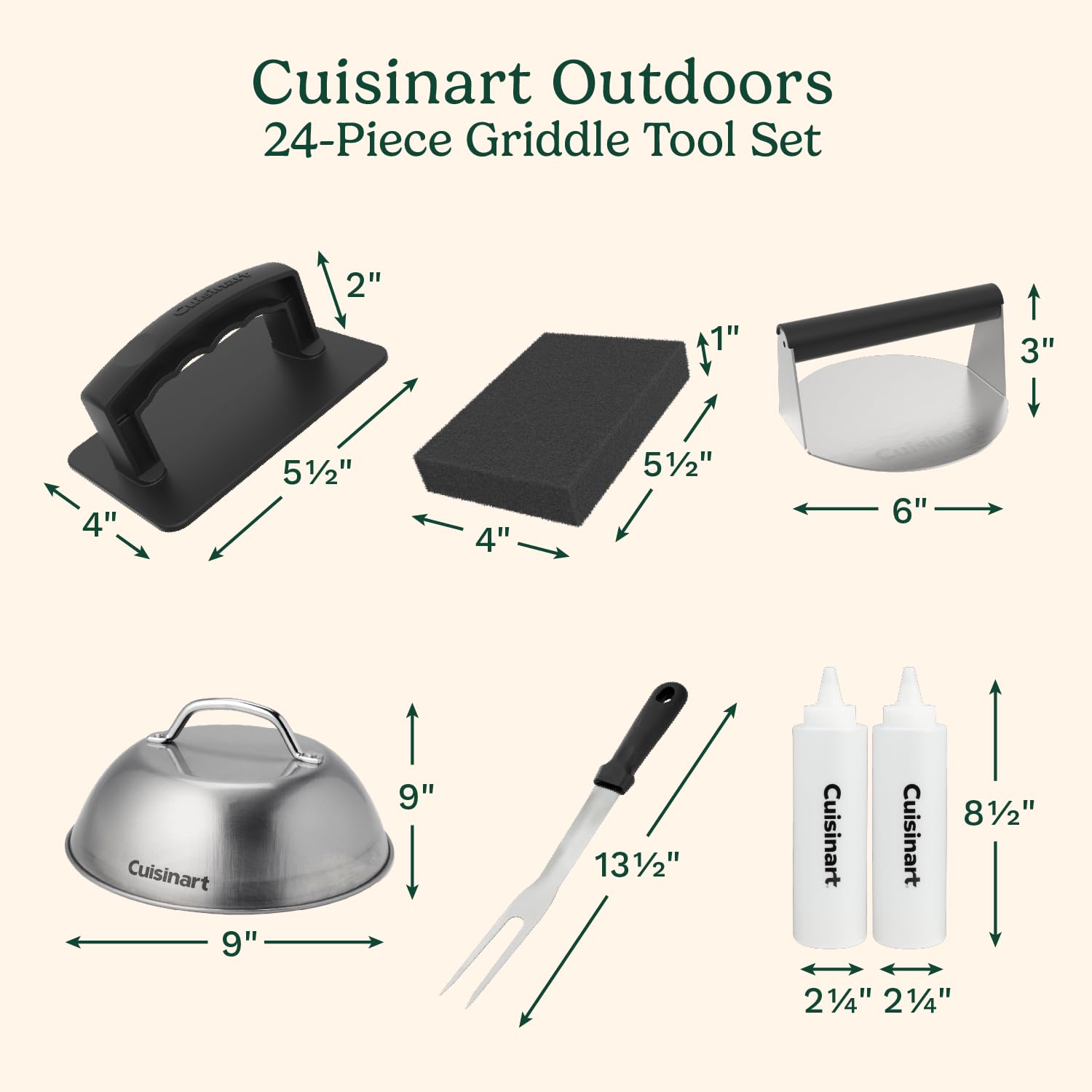 cuisinart-24-piece-griddle-tool-set-with-storage-tote-stainless-steel image 4