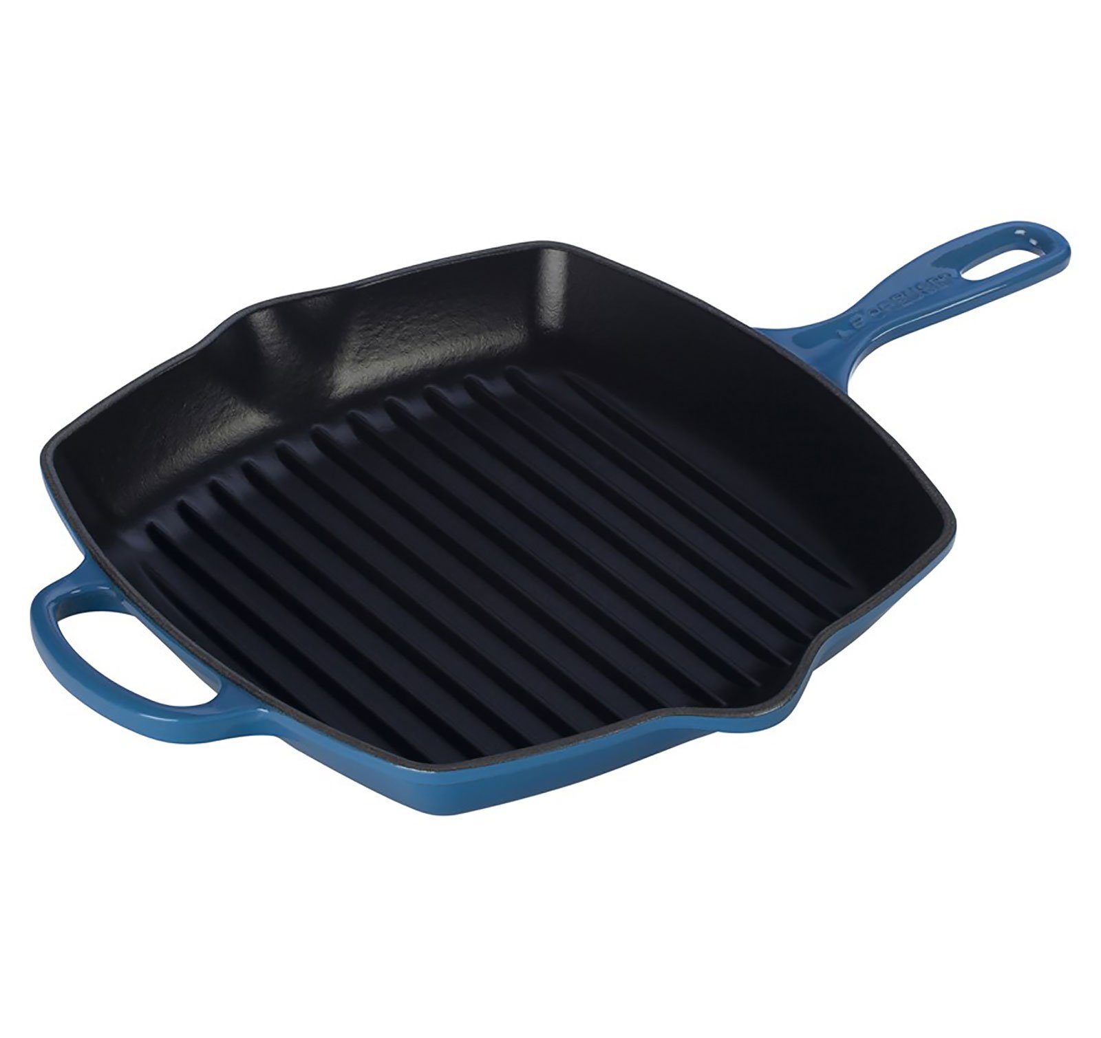 le-creuset-signature-square-skillet-grill-and-panini-press-set-10-25-marseille image 2