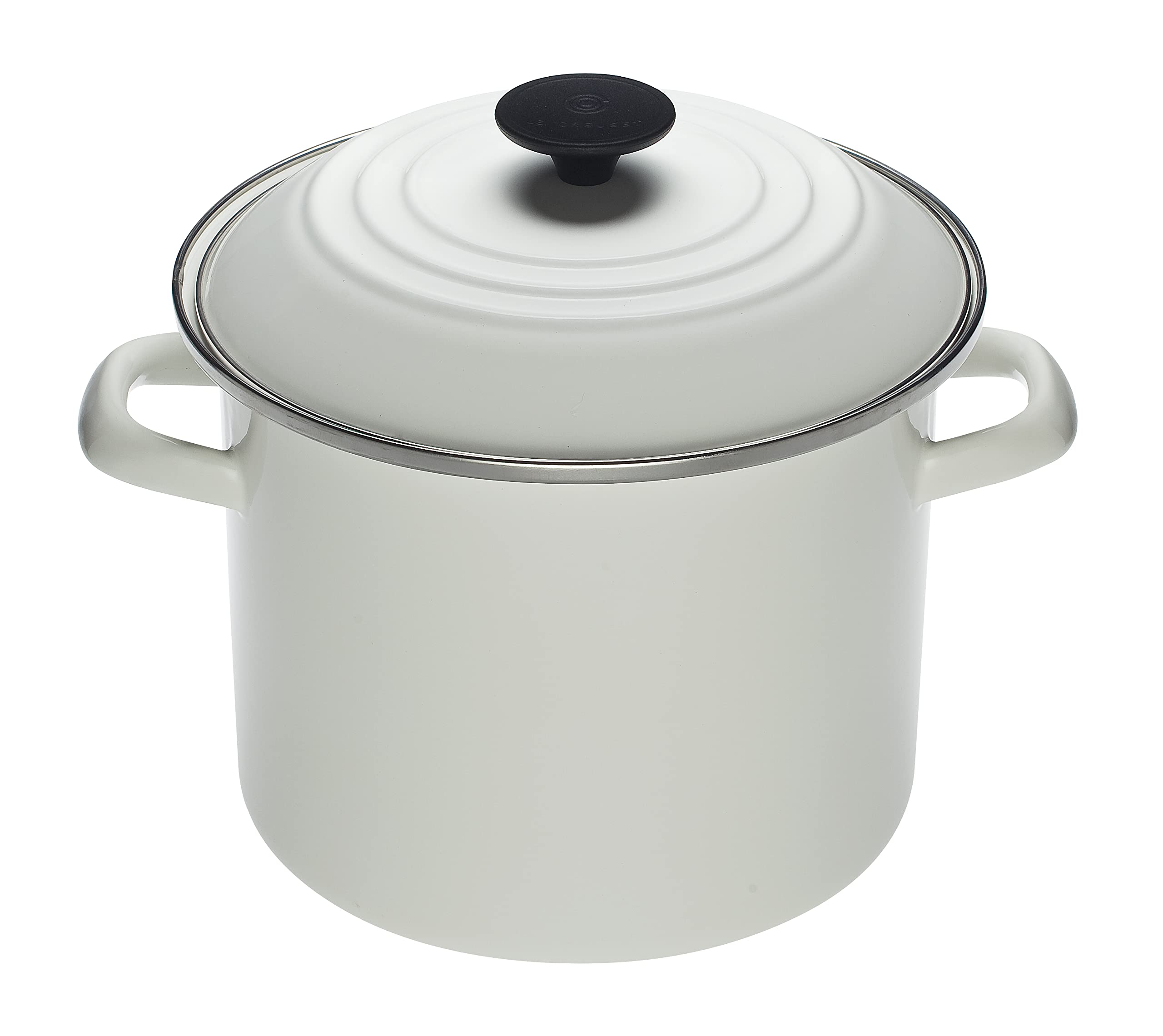 le-creuset-enamel-on-steel-stockpot-8-qt-white image 1
