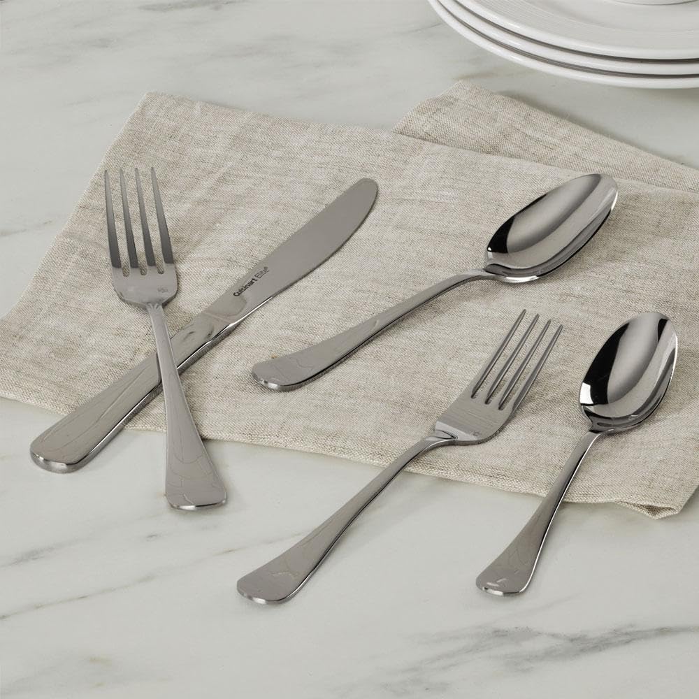 cuisinart-trevoux-20-piece-stainless-steel-flatware-set-cfe-t20n image 3