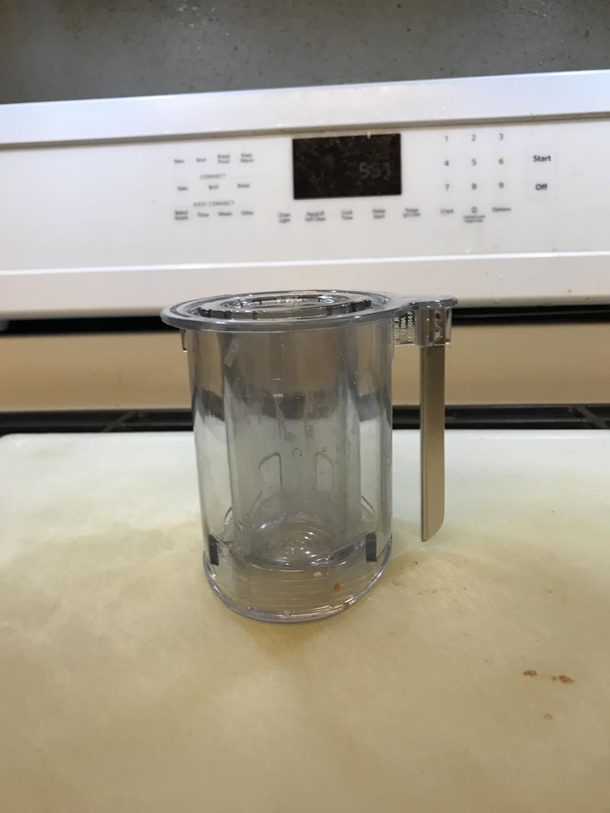 Works, but lid cracked