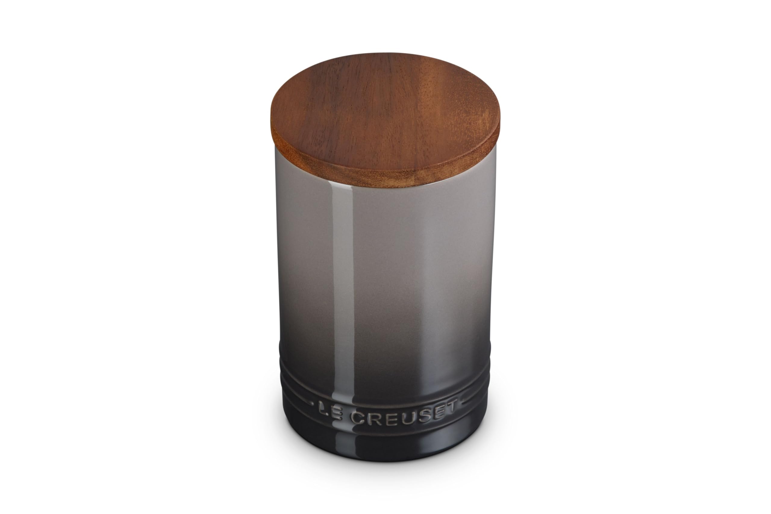 le-creuset-stoneware-signature-large-salt-cellar-and-storage-canister-with-wood- image 8