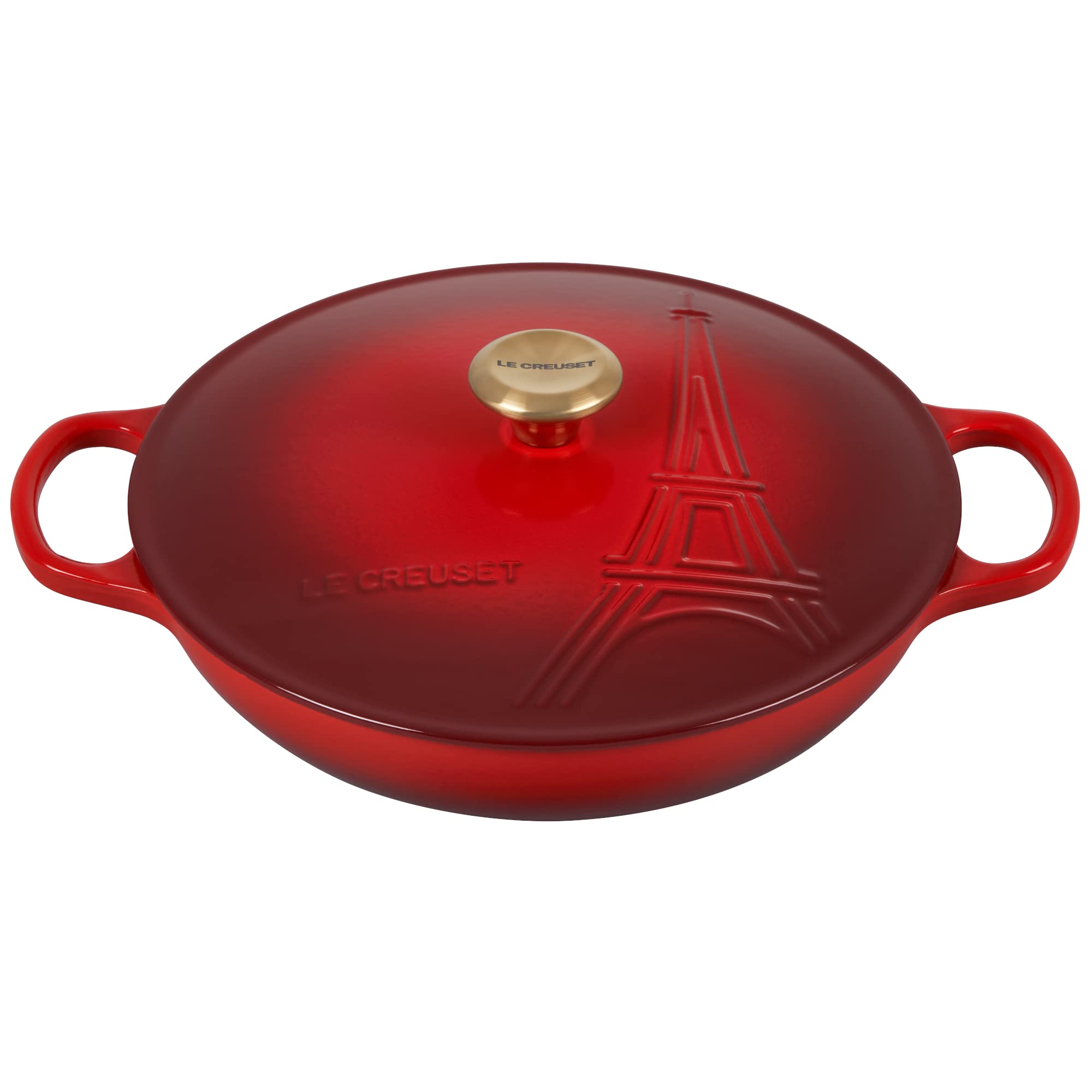 le-creuset-eiffel-tower-collection-enameled-cast-iron-signature-braiser-with-lid image 1