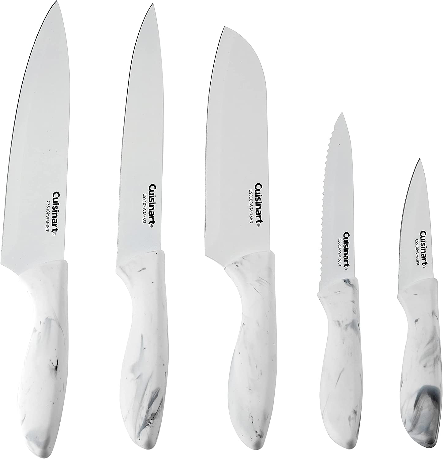 cuisinart-c55-10pwm-ceramic-coated-knife-set-with-blade-guards-10-piece-faux-mar image 3