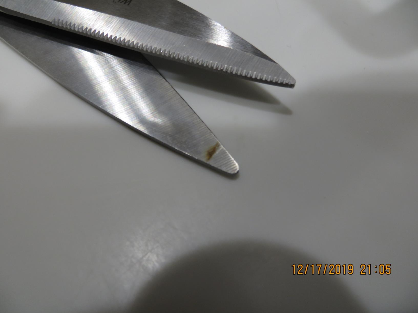 Nice scissors, but a bit stiff