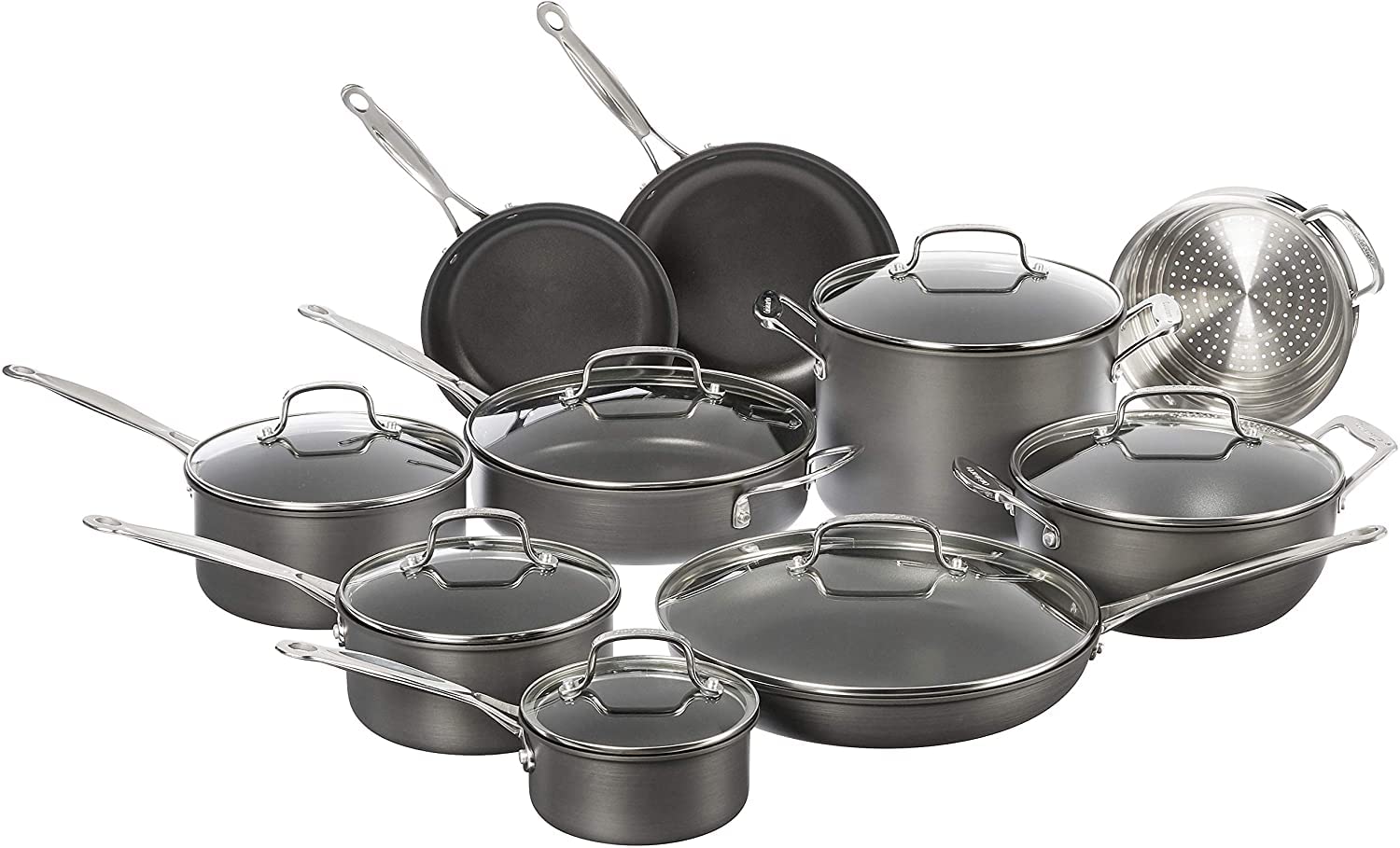 cuisinart-chef-s-classic-nonstick-hard-anodized-11-piece-cookware-set image 1