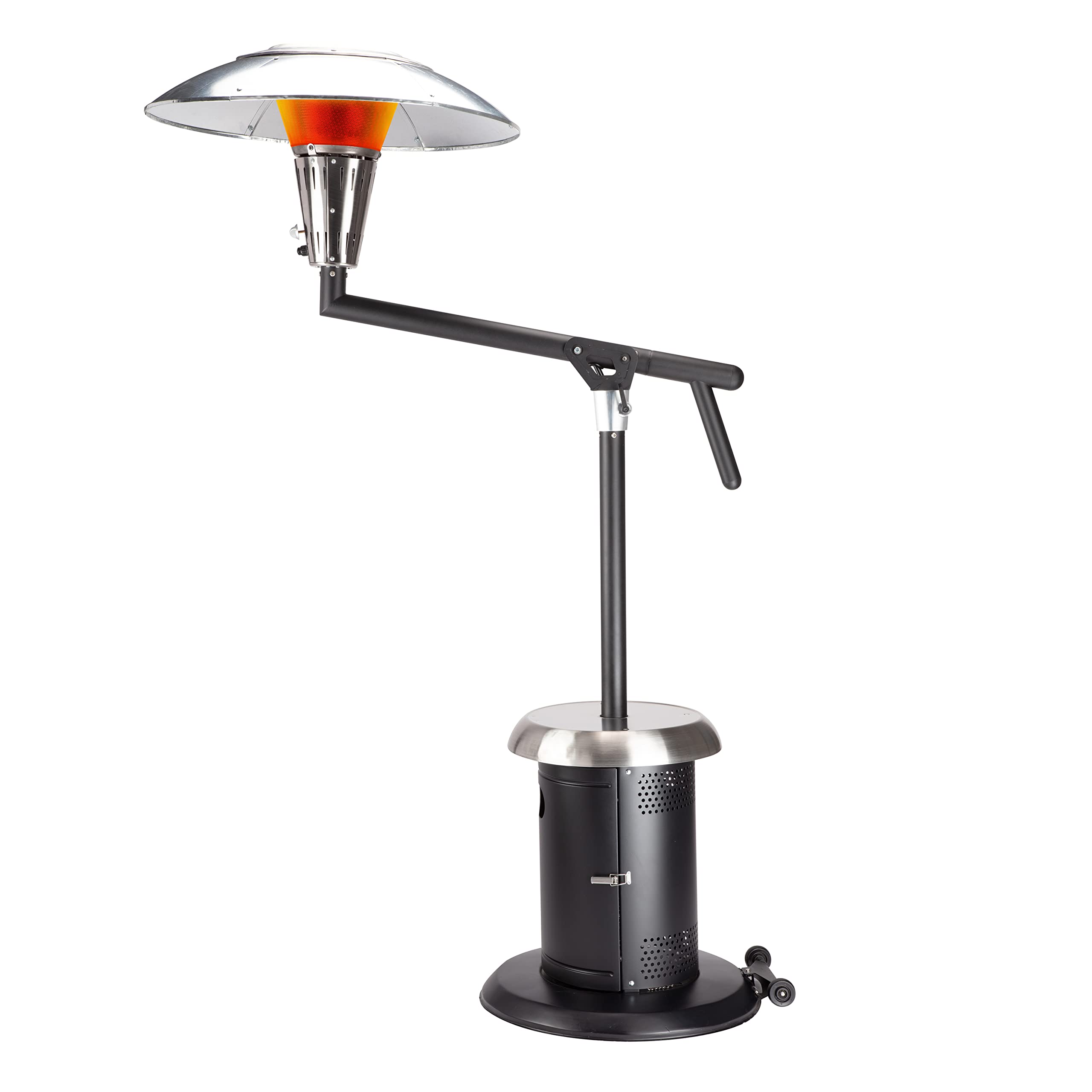 cuisinart-perfect-position-propane-patio-heater-38-200-btu-swivel-arm-outdoor-he image 1