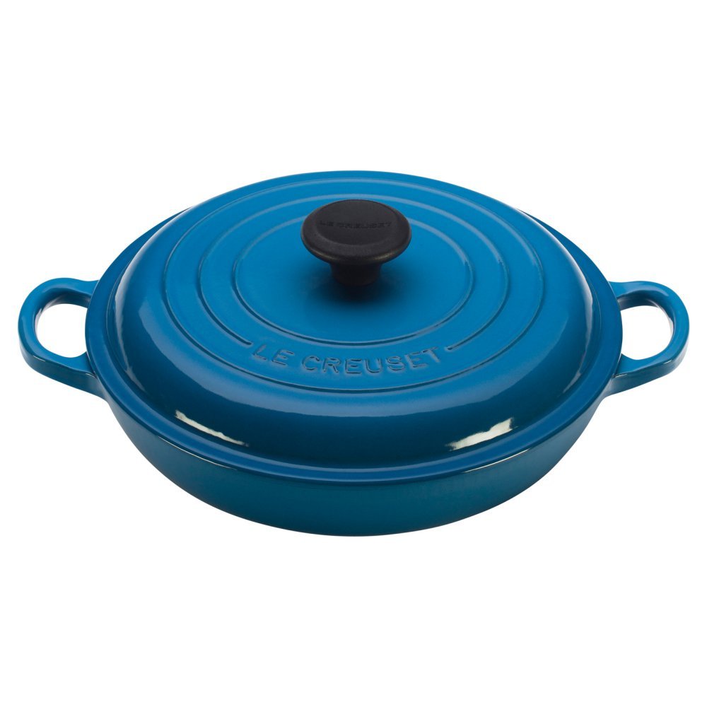 le-creuset-enameled-cast-iron-signature-braiser-1-5-qt-cerise image 3