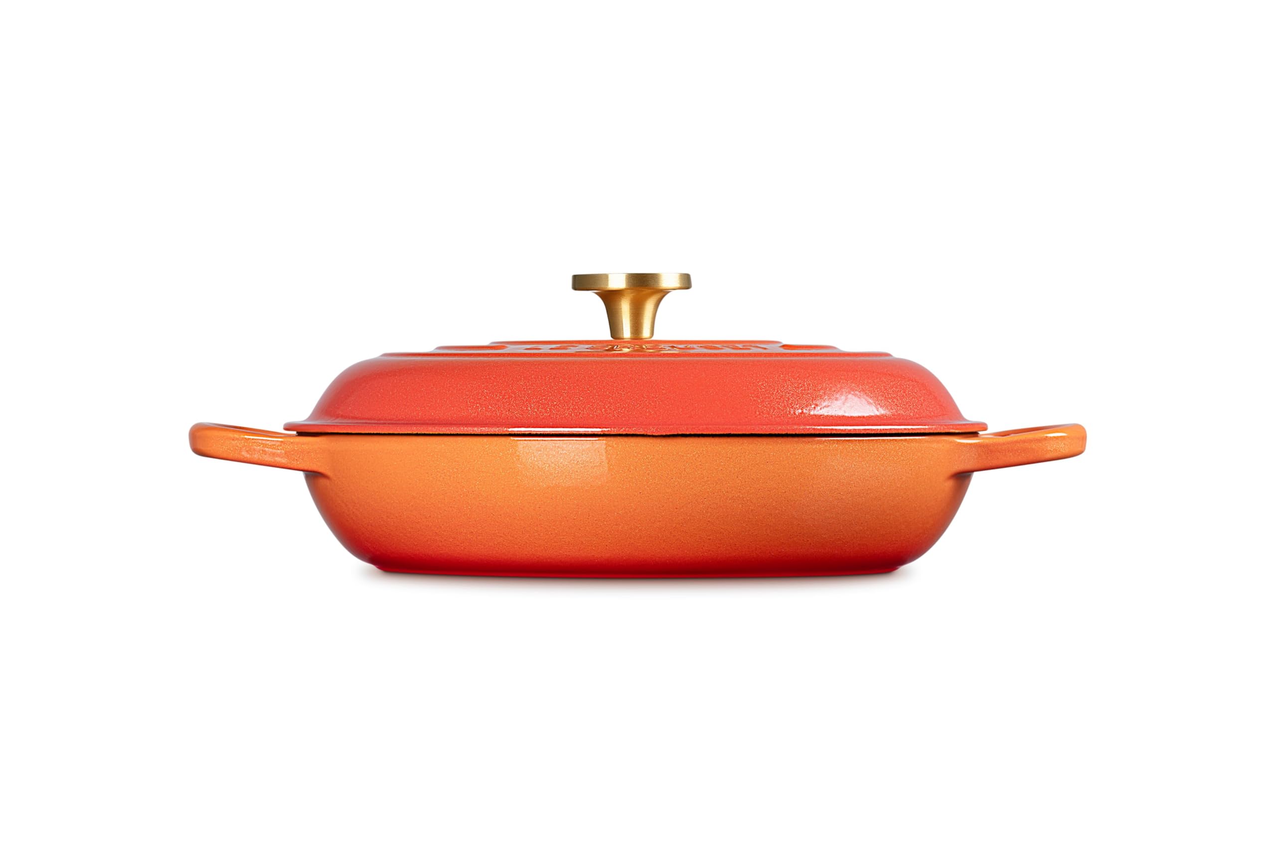le-creuset-enameled-cast-iron-signature-braiser-3-5-qt-flamme-doree image 5