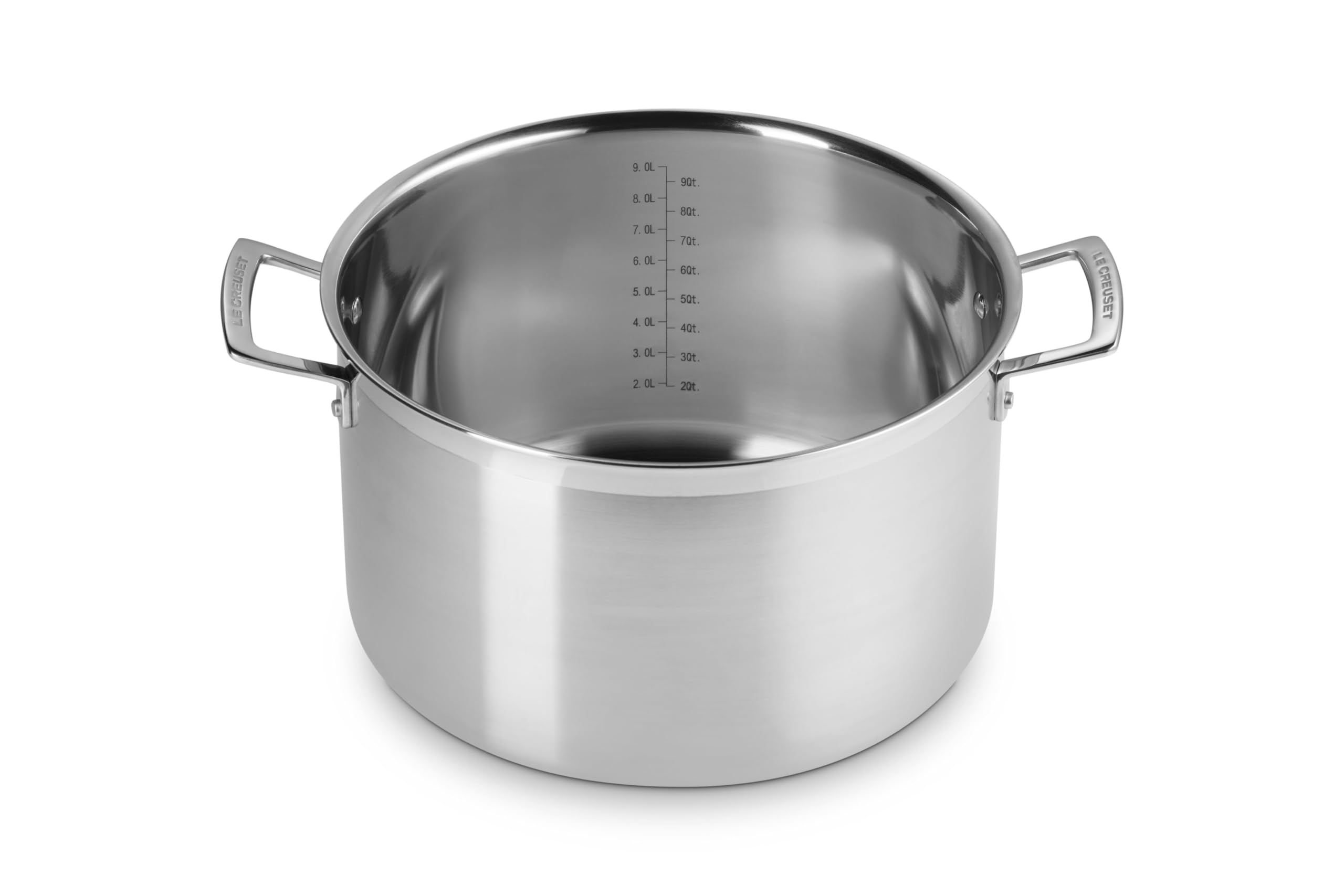 le-creuset-stainless-steel-classic-3-ply-stockpot-10qt image 2