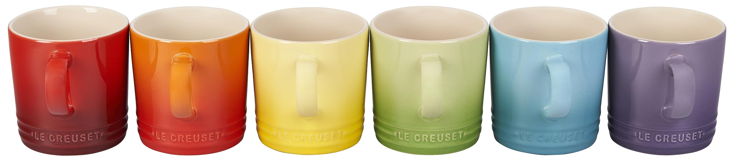 le-creuset-stoneware-set-of-6-london-mugs-12-oz-each-multi-color image 2